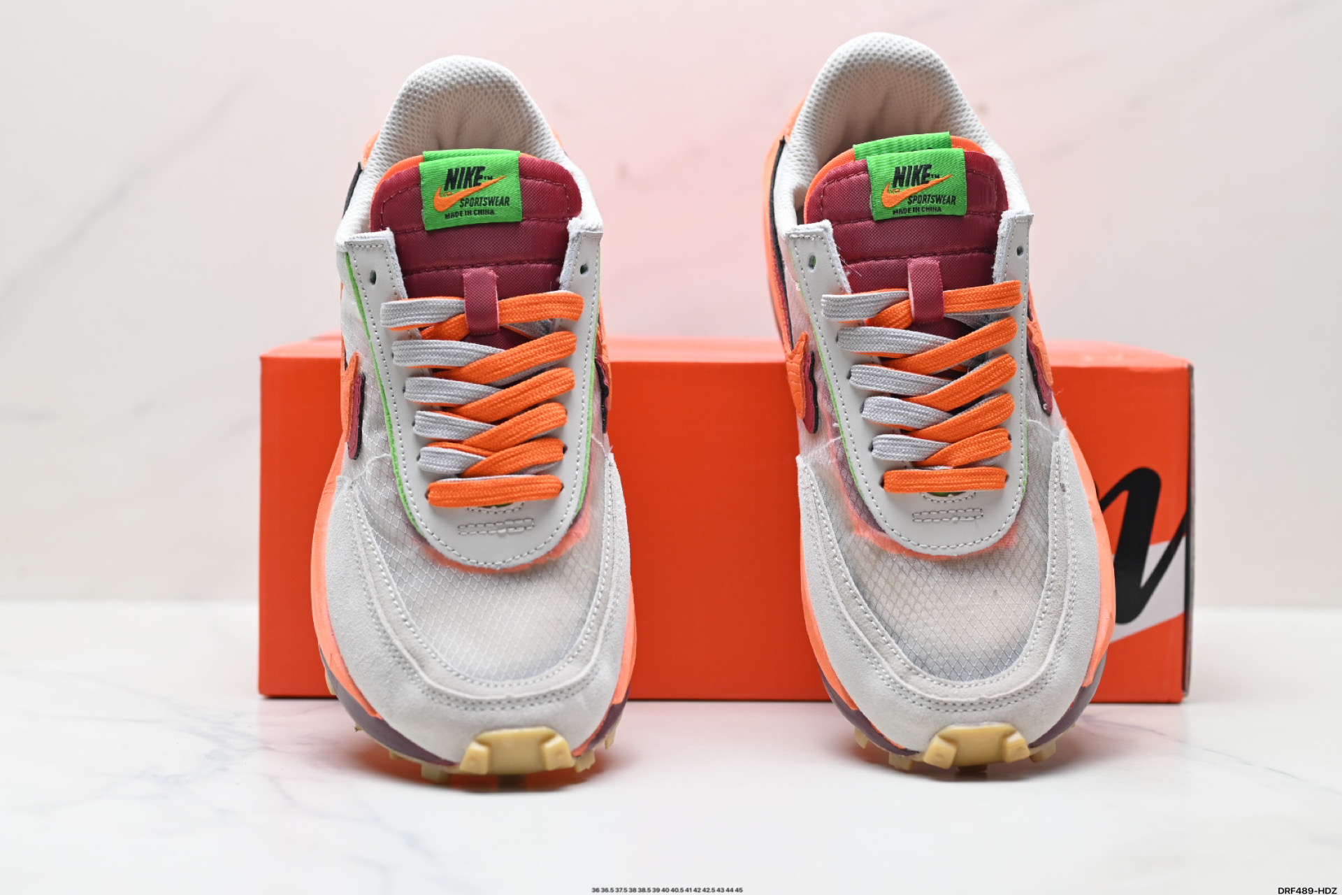 💰150
真标✅NIKE LDWAFFLE / SF华夫1代
解构高端跑鞋 联名设计
双钩双鞋舌设计 遵循原版
官方货号:DH2684-400
尺码:36 36.5 37.5 38 38.5 39 40 40.5 41 42 42.5 43 44 45
ID:DRF489-HDZ