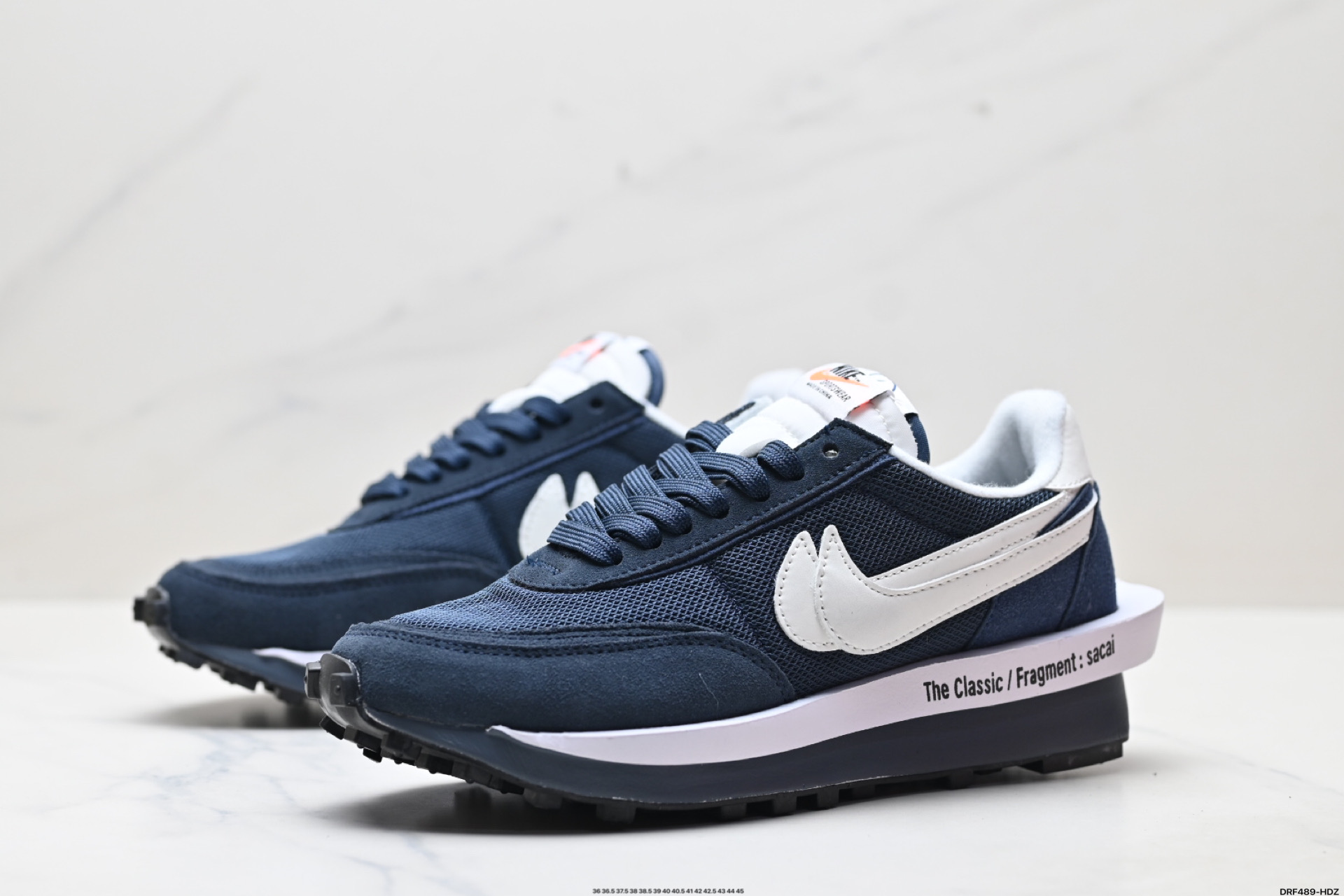 💰150
真标✅NIKE LDWAFFLE / SF华夫1代
解构高端跑鞋 联名设计
双钩双鞋舌设计 遵循原版
官方货号:DH2684-400
尺码:36 36.5 37.5 38 38.5 39 40 40.5 41 42 42.5 43 44 45
ID:DRF489-HDZ