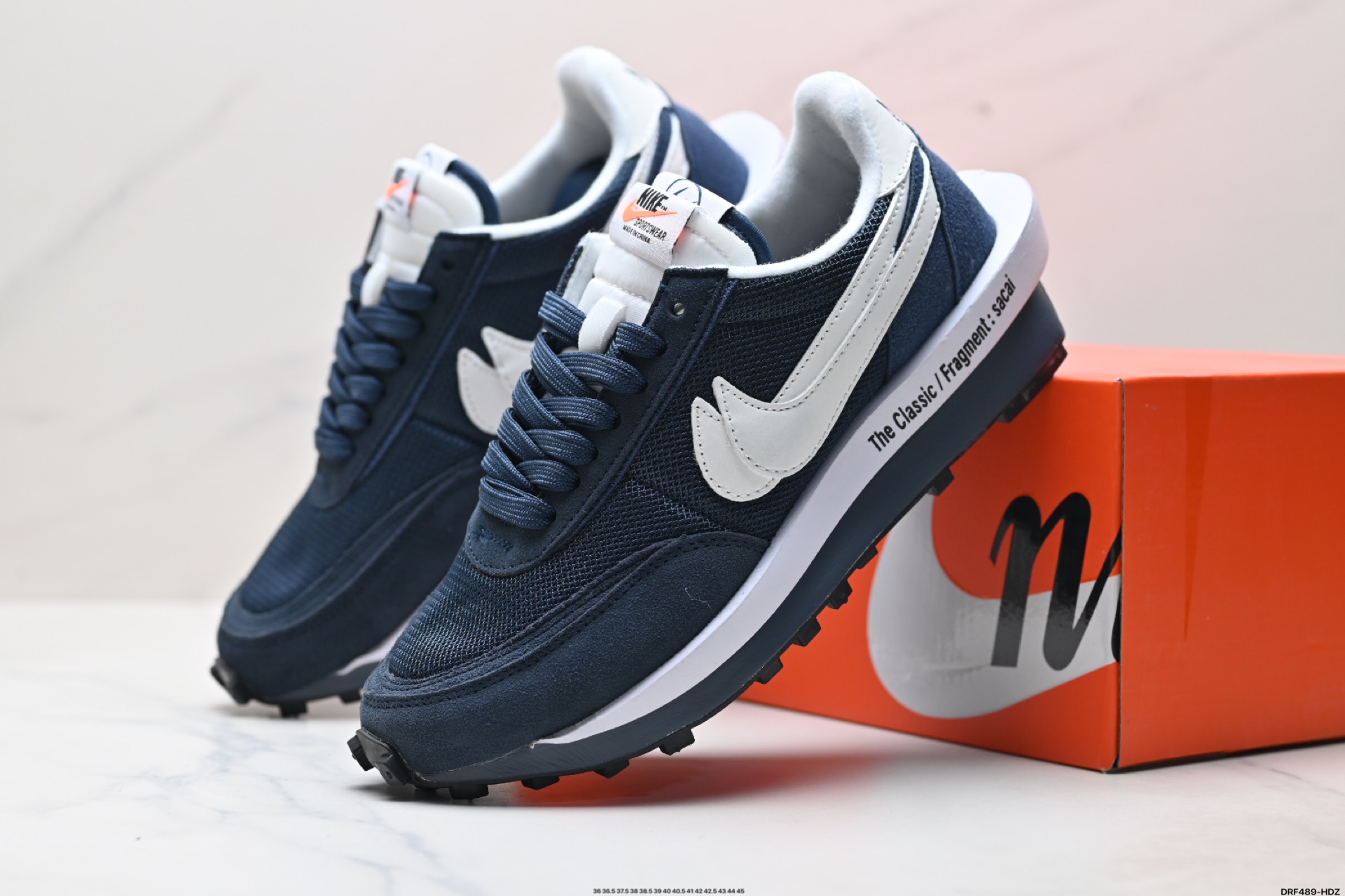 💰150
真标✅NIKE LDWAFFLE / SF华夫1代
解构高端跑鞋 联名设计
双钩双鞋舌设计 遵循原版
官方货号:DH2684-400
尺码:36 36.5 37.5 38 38.5 39 40 40.5 41 42 42.5 43 44 45
ID:DRF489-HDZ