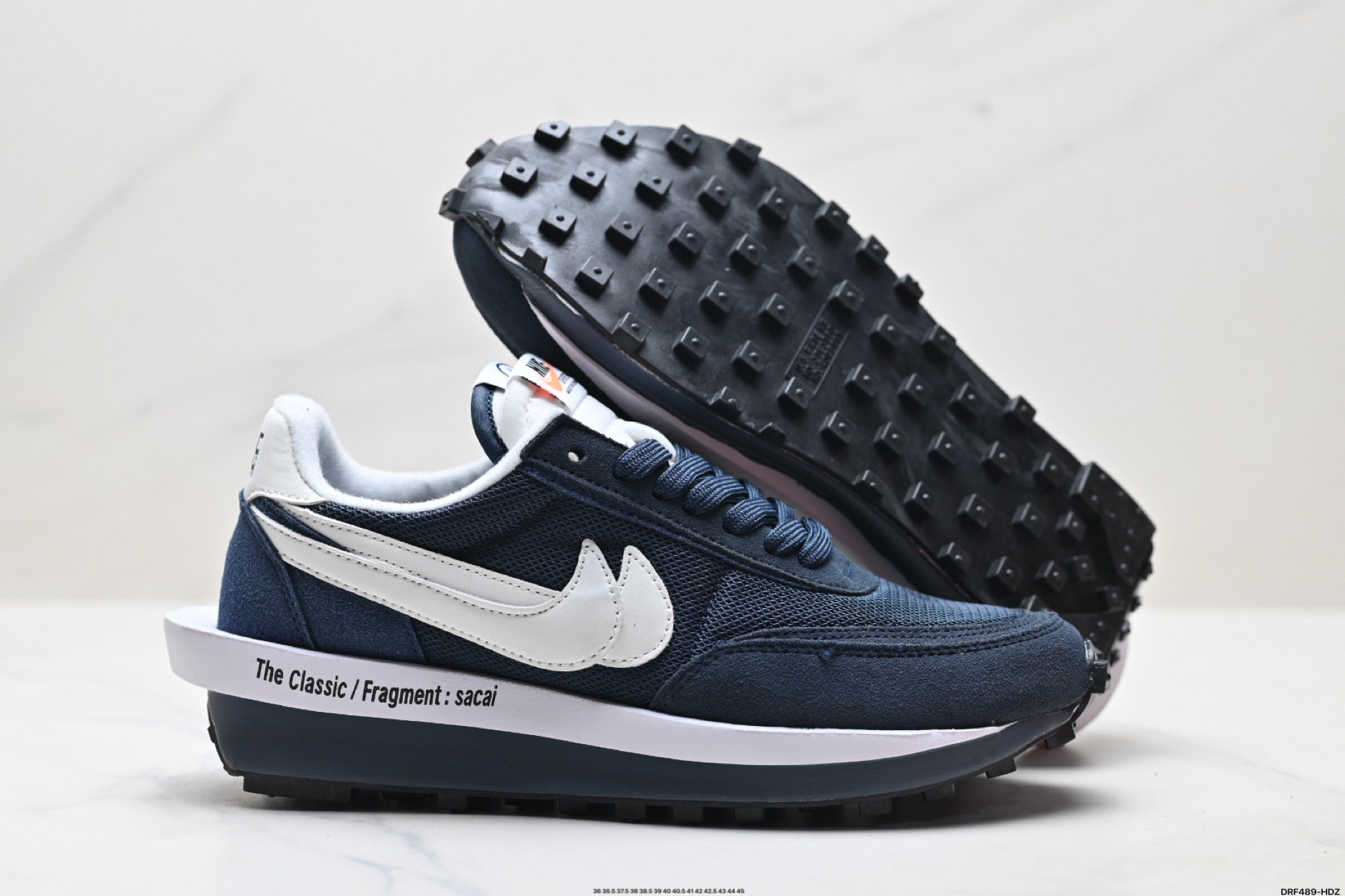 💰150
真标✅NIKE LDWAFFLE / SF华夫1代
解构高端跑鞋 联名设计
双钩双鞋舌设计 遵循原版
官方货号:DH2684-400
尺码:36 36.5 37.5 38 38.5 39 40 40.5 41 42 42.5 43 44 45
ID:DRF489-HDZ