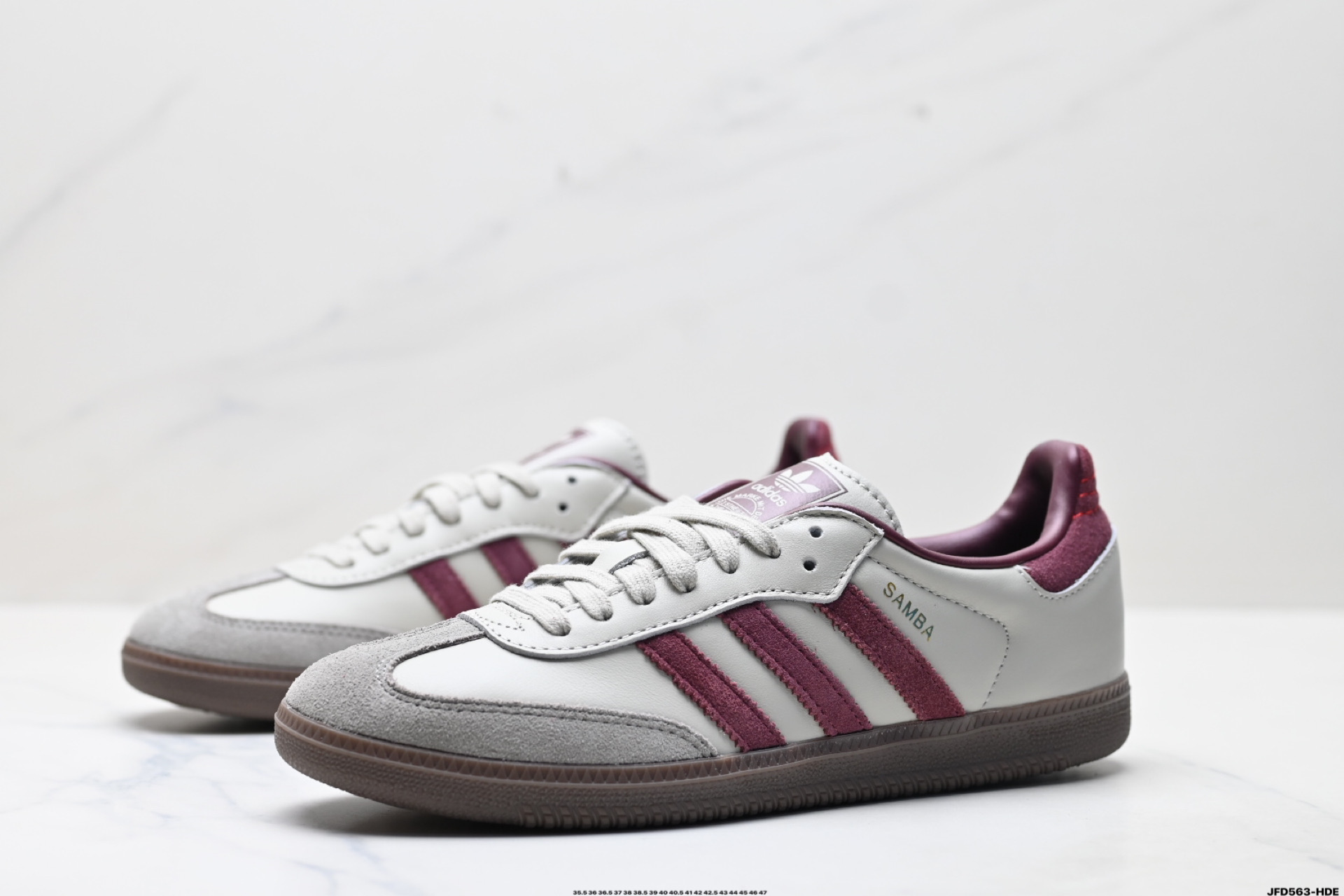 180 Adidas Originals Samba OG 阿迪达斯三叶草 桑巴舞系列绅士德训足球风百搭低帮休闲运动板鞋 ID1482