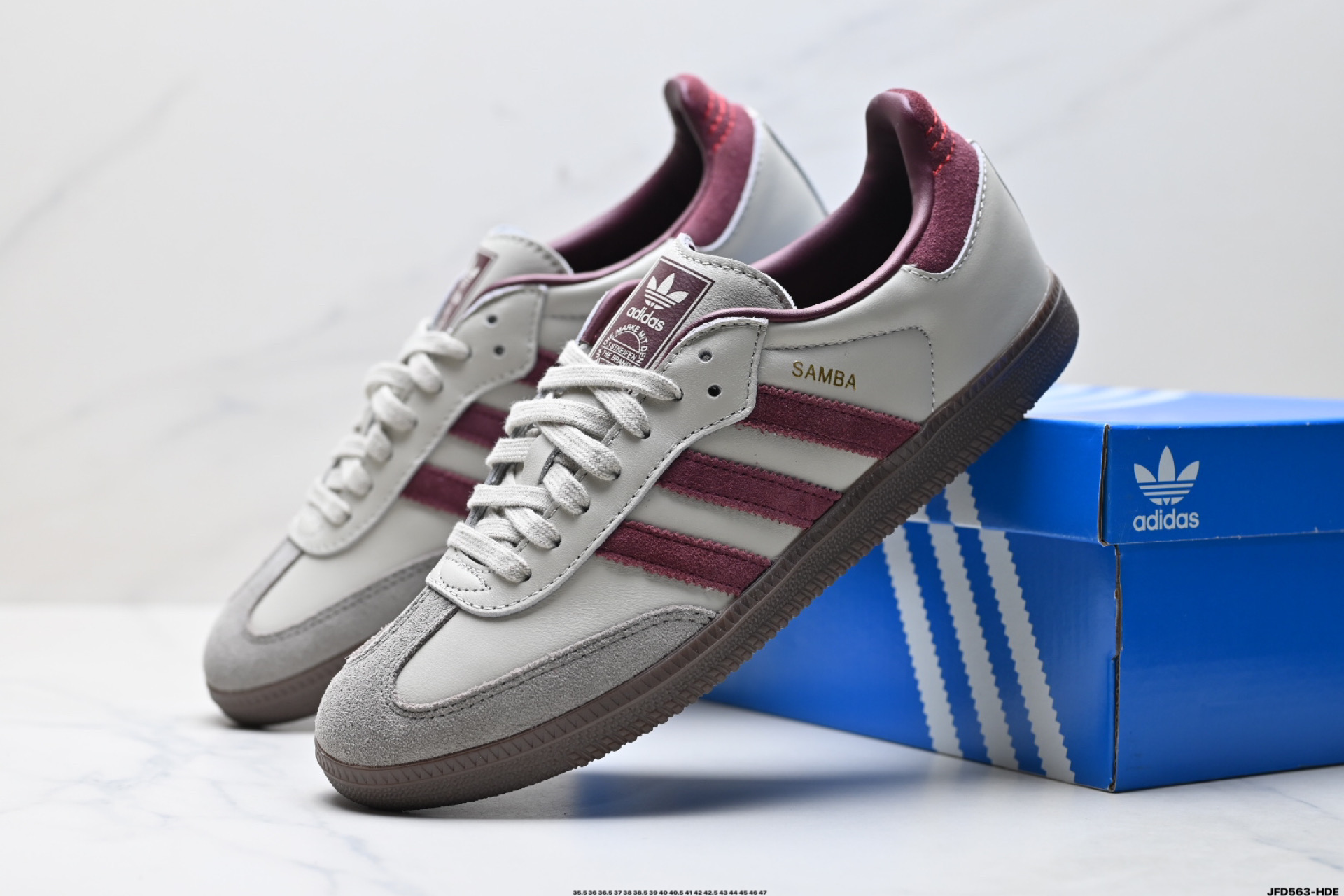 180 Adidas Originals Samba OG 阿迪达斯三叶草 桑巴舞系列绅士德训足球风百搭低帮休闲运动板鞋 ID1482