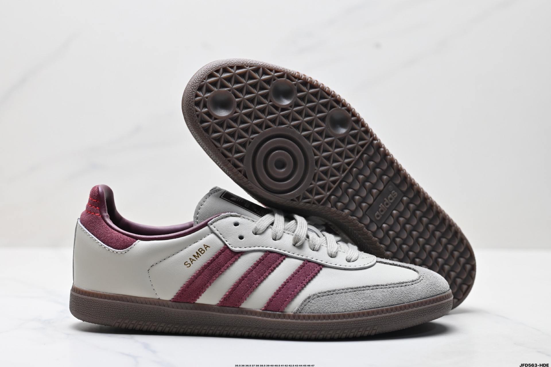 180 Adidas Originals Samba OG 阿迪达斯三叶草 桑巴舞系列绅士德训足球风百搭低帮休闲运动板鞋 ID1482