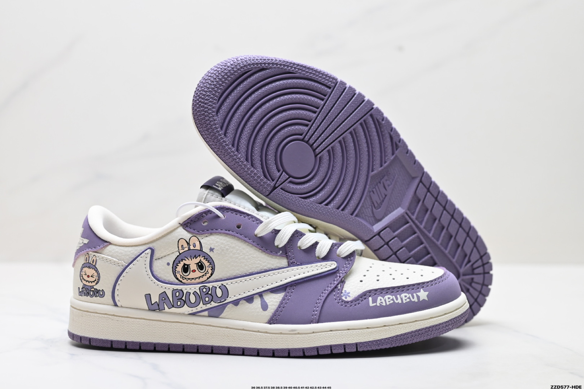 260 Nike Air Jordan 1 x Travis Scott AJ1倒勾 乔一倒钩 ‘DIY’定制 耐克 低帮文化篮球鞋 XB1979-010