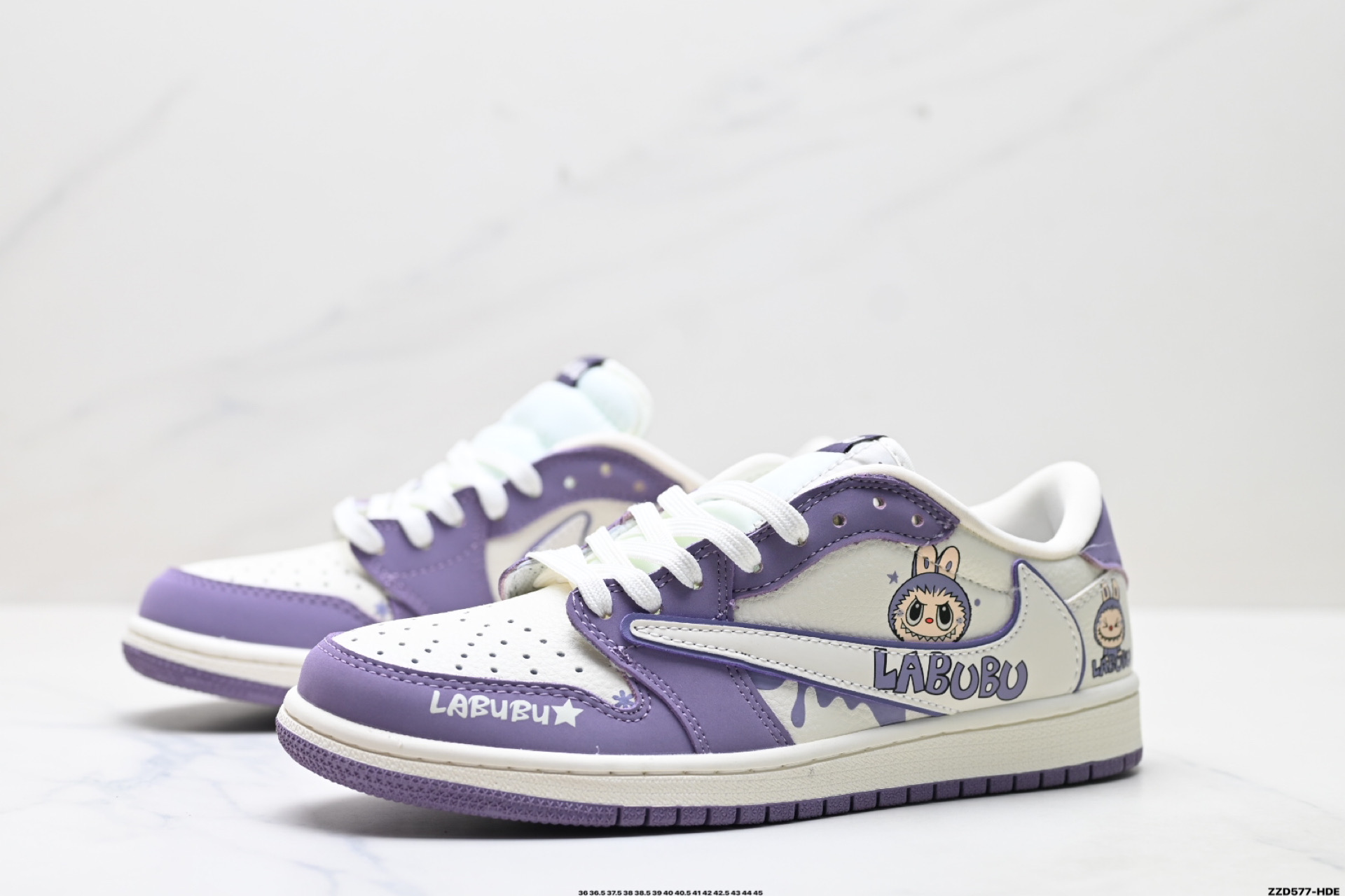 260 Nike Air Jordan 1 x Travis Scott AJ1倒勾 乔一倒钩 ‘DIY’定制 耐克 低帮文化篮球鞋 XB1979-010