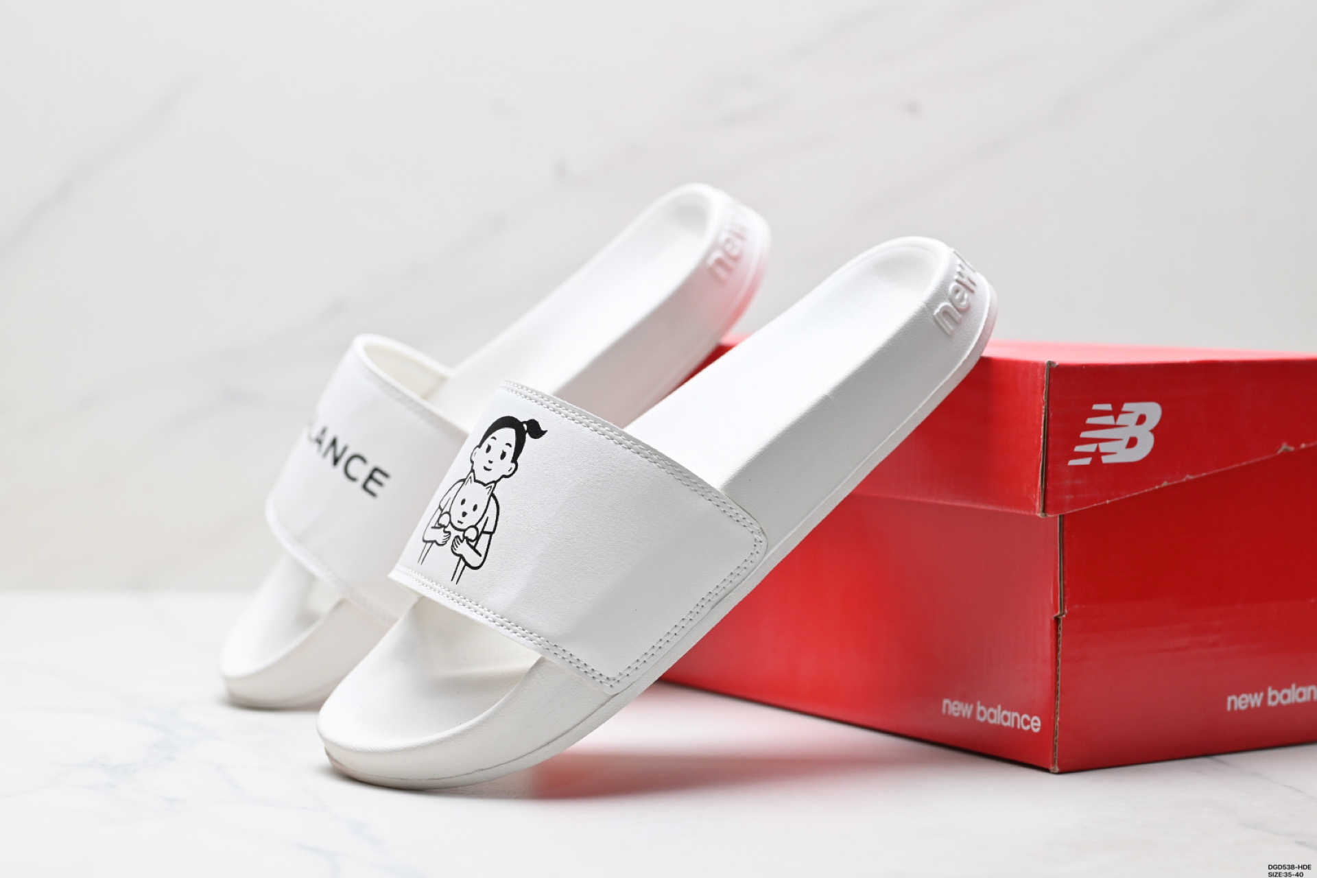 80 Noritake/则武 x New Balance NB 200 联名款 新百伦 软底舒适一字拖鞋 SWF200NP