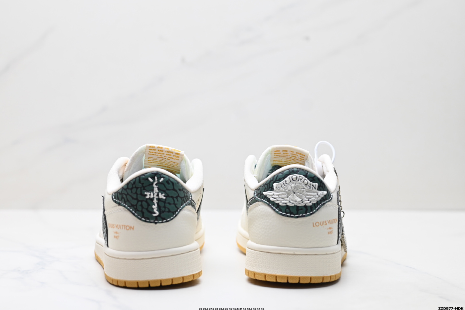 260 Nike Air Jordan 1 x Travis Scott AJ1倒勾 乔一倒钩 ‘DIY’定制 耐克 低帮文化篮球鞋 XB1979-009
