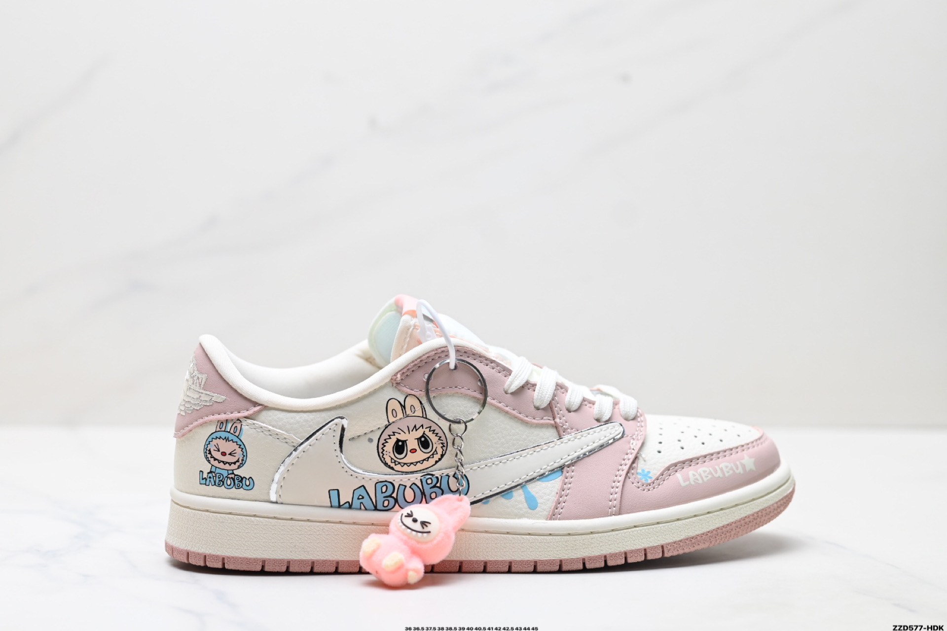 260 Nike Air Jordan 1 x Travis Scott AJ1倒勾 乔一倒钩 ‘DIY’定制 耐克 低帮文化篮球鞋 XB1979-011