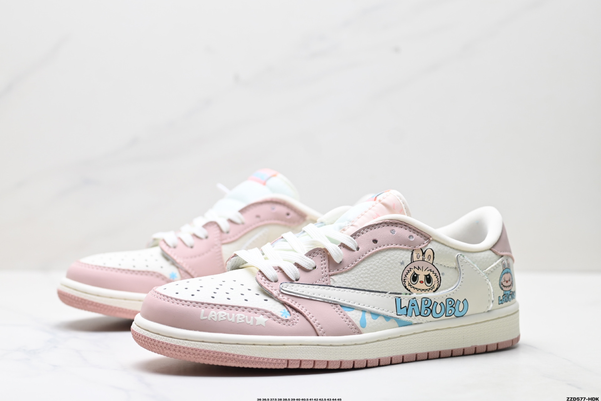 260 Nike Air Jordan 1 x Travis Scott AJ1倒勾 乔一倒钩 ‘DIY’定制 耐克 低帮文化篮球鞋 XB1979-011