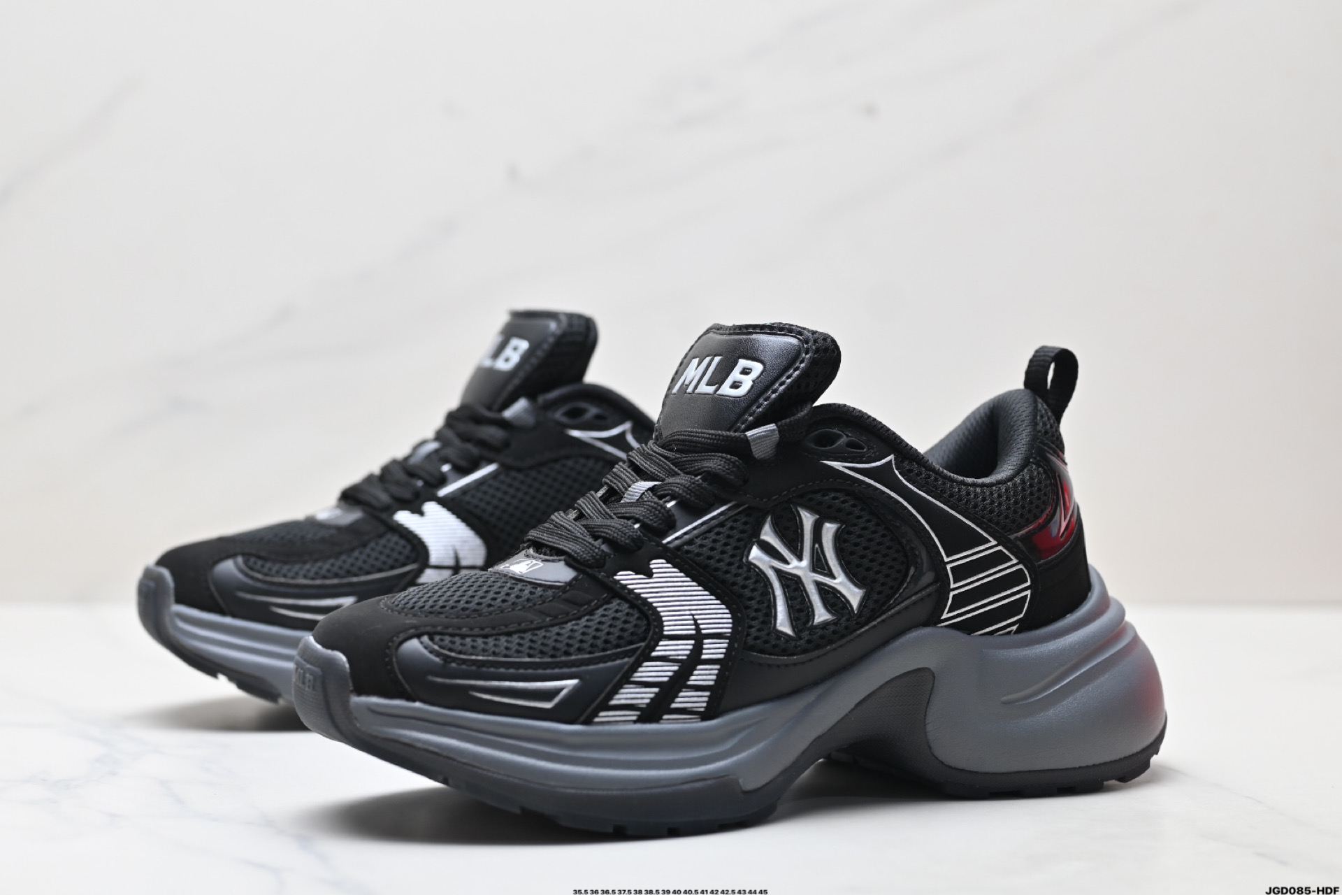 190 MLB XLG CHUNKY 百搭舒适休闲潮流运动厚底增高防滑耐磨 低帮 老爹鞋 3ASHW045N