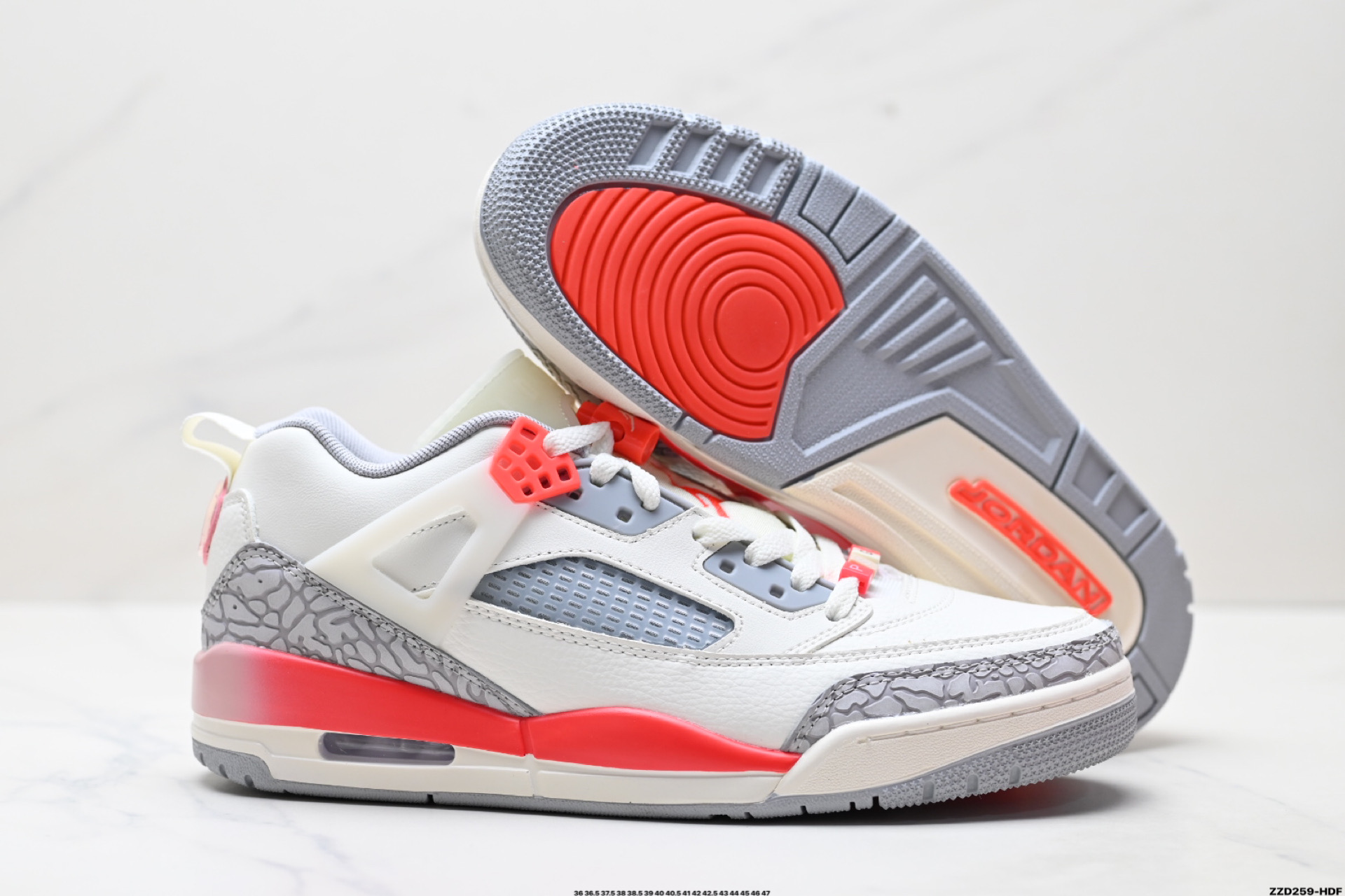260 Nike Air Jordan Spizike Low舒适百搭 防滑耐磨 低帮 复古篮球鞋 HF8827-100