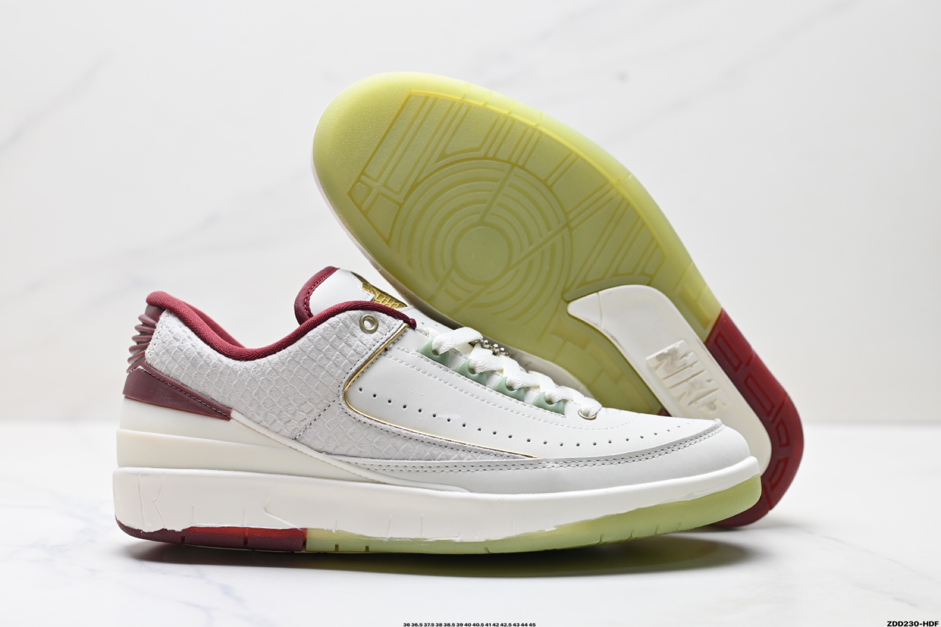 240 Nike Air Jordan 2 Retro Low 乔丹二代 AJ2 耐克 潮流 轻便 低帮 复古篮球鞋 FJ3468-100