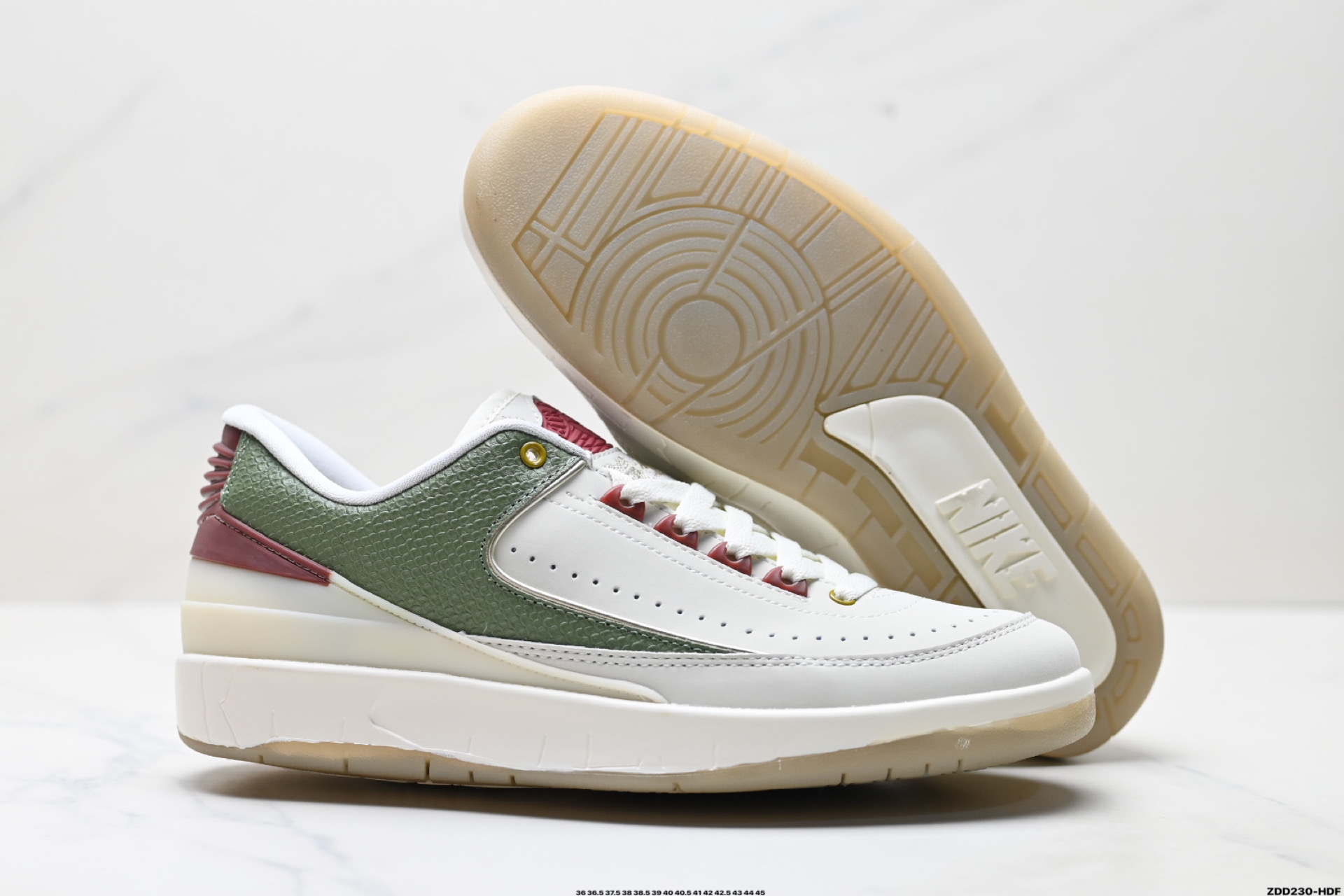 240 Nike Air Jordan 2 Retro Low 乔丹二代 AJ2 耐克 潮流 轻便 低帮 复古篮球鞋 FJ3468-100