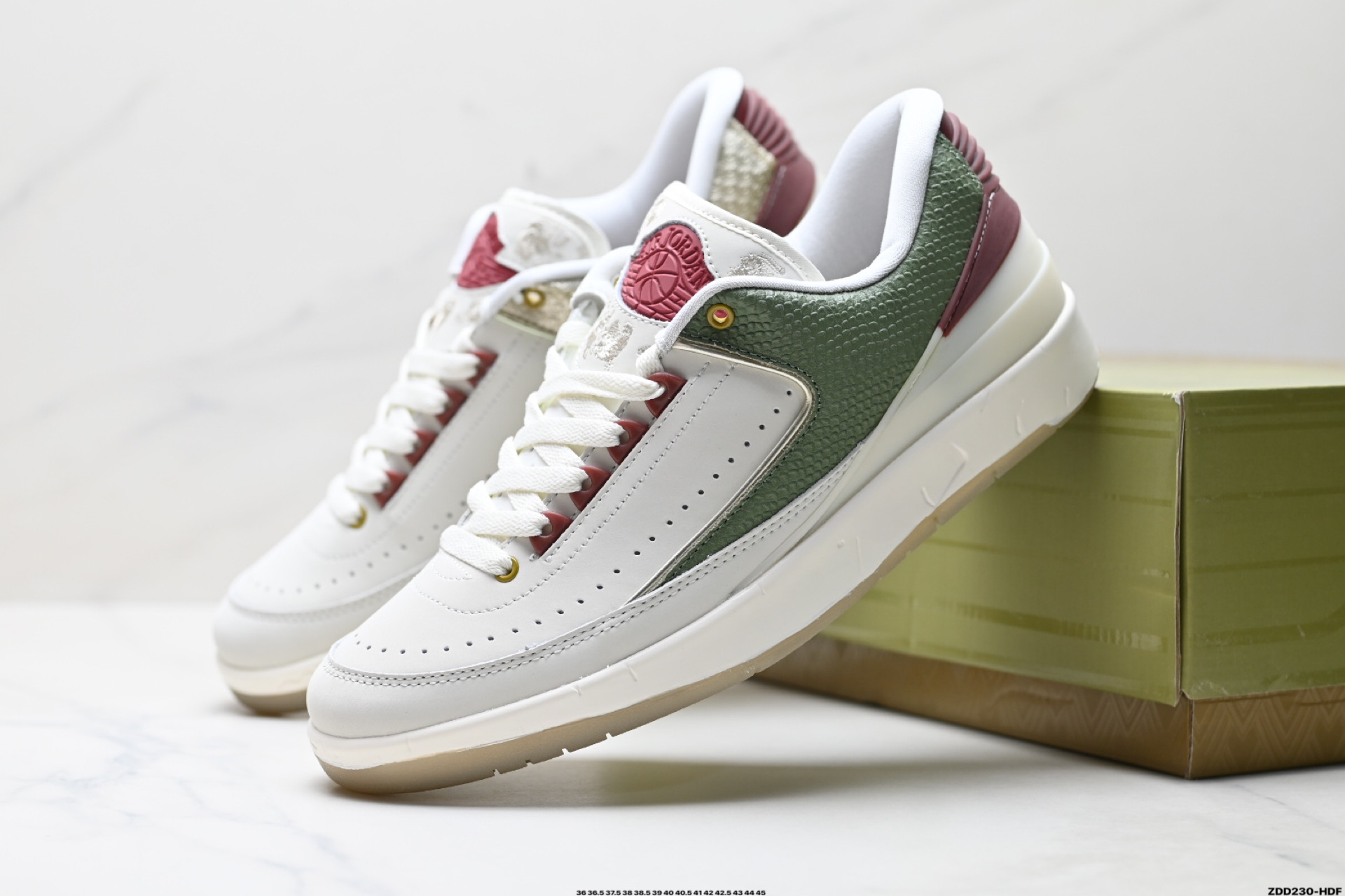 240 Nike Air Jordan 2 Retro Low 乔丹二代 AJ2 耐克 潮流 轻便 低帮 复古篮球鞋 FJ3468-100