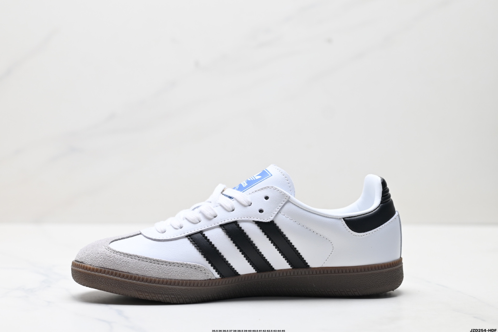 💰150
公司级✅Adidas Originals Samba 桑巴舞系列阿迪达斯 三叶草 绅士德训足球风百搭低帮休闲运动板鞋
货号:B75806
尺码:35.5 36 36.5 37 38 38.5 39 40 40.5 41 42 42.5 43 44 45
ID:JZD254-HDF