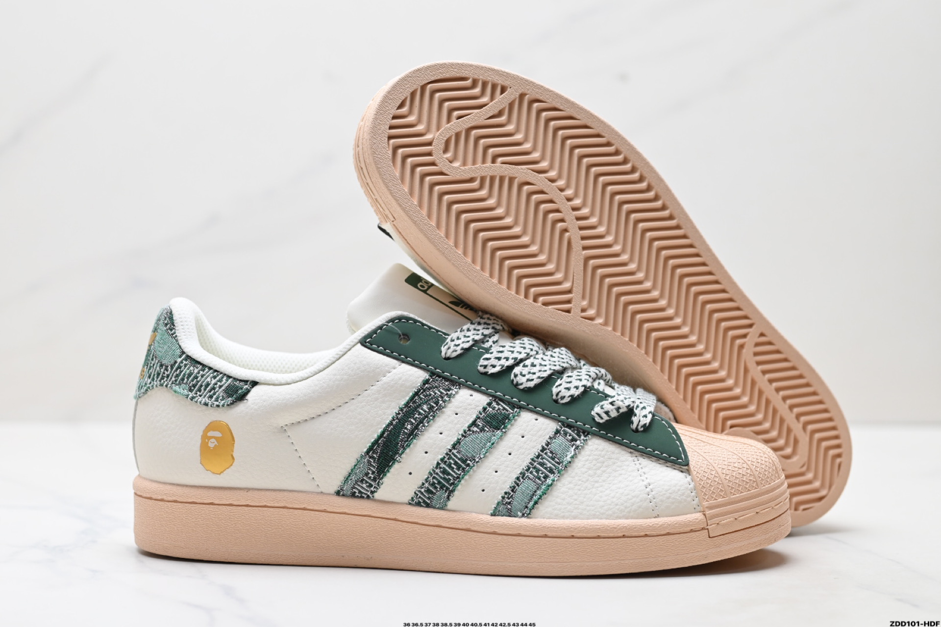 240 Adidas Originals Superstar 阿迪达斯 三叶草 贝壳头’DIY’系列低帮经典百搭休闲运动板鞋 HS3087