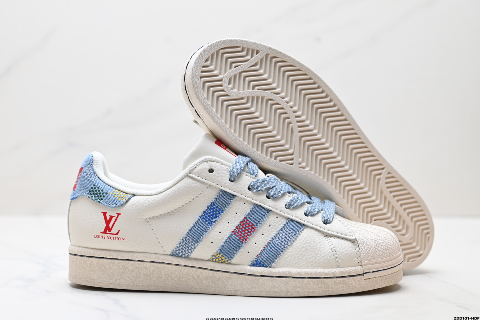 240 Adidas Originals Superstar 阿迪达斯 三叶草 贝壳头’DIY’系列低帮经典百搭休闲运动板鞋 HS3087