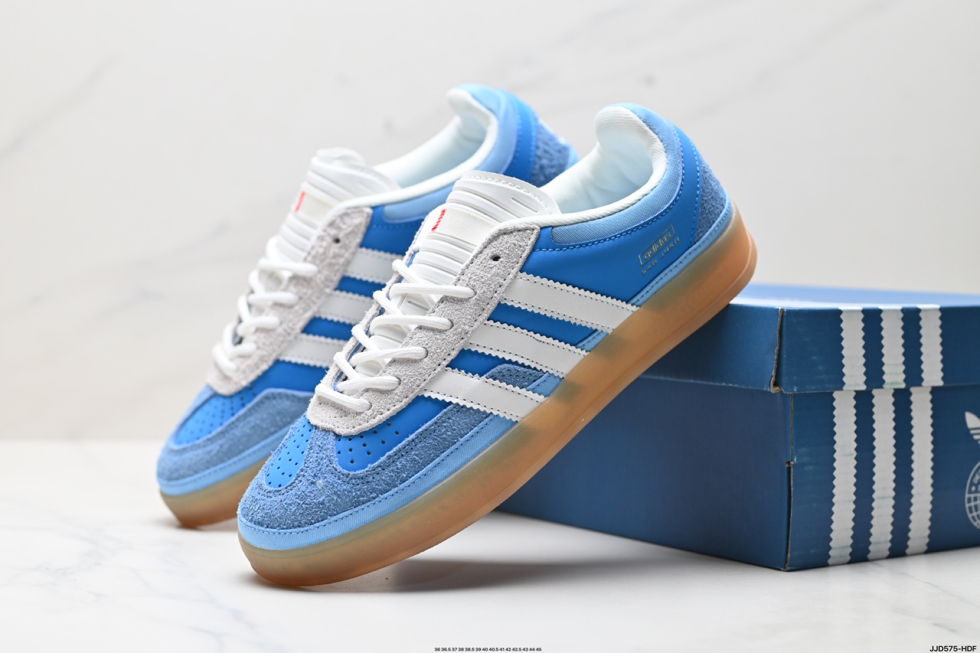 140 adidas Originals Bad Bunny Gazelle INdoor 三叶草休闲防滑耐磨低帮板鞋 IF9734