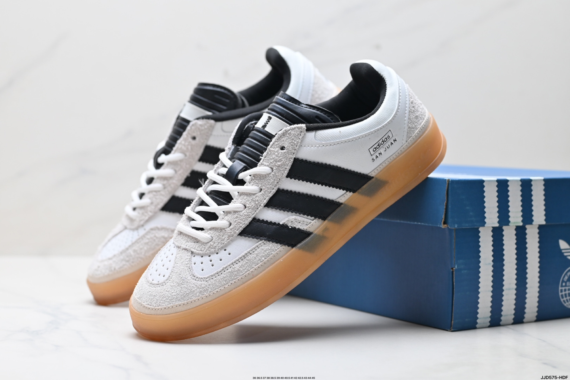 140 adidas Originals Bad Bunny Gazelle INdoor 三叶草休闲防滑耐磨低帮板鞋 IF9734