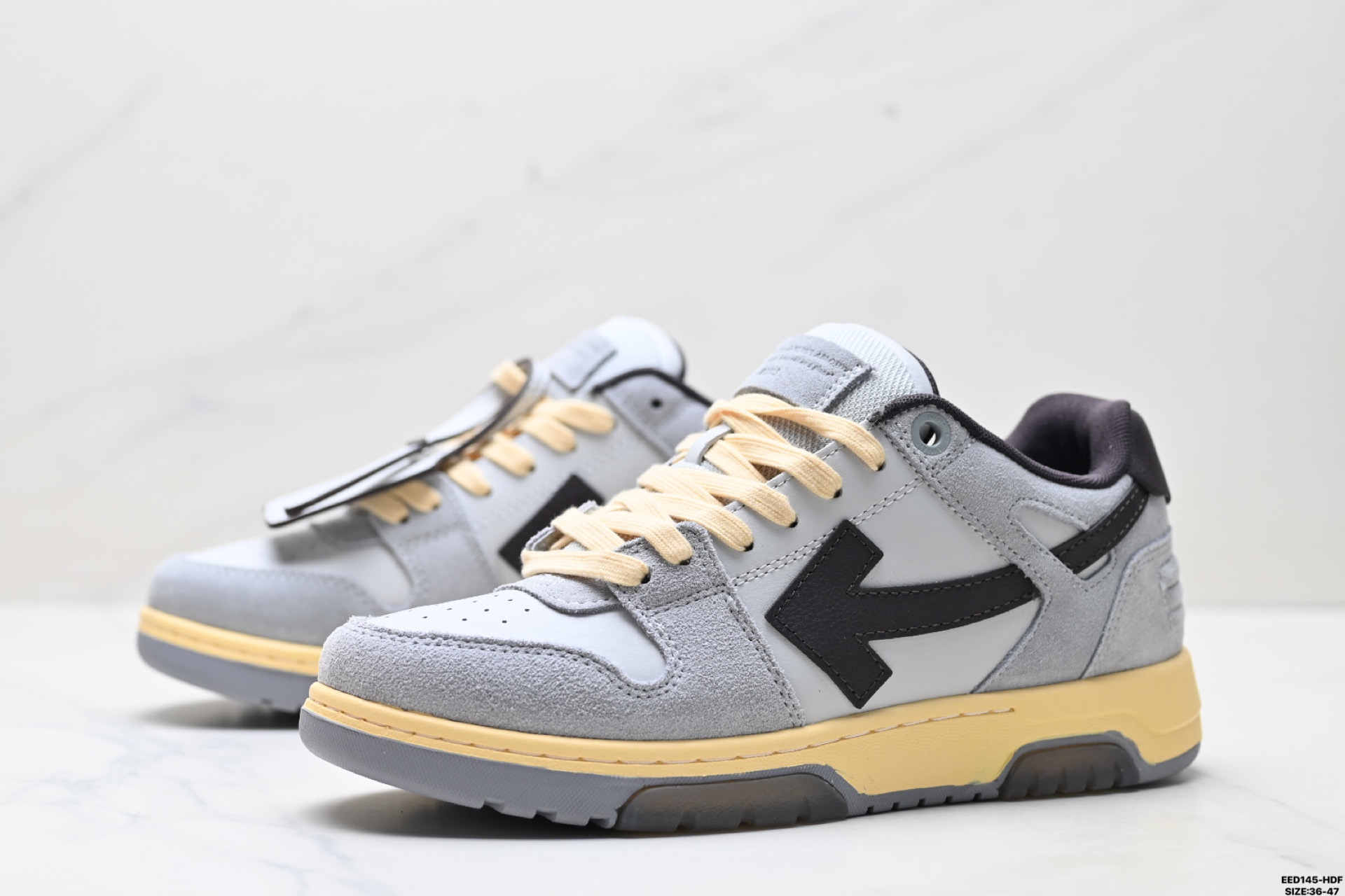 390 OFF-WHITE 绒面革 皮革 潮流 舒适 耐磨 板鞋