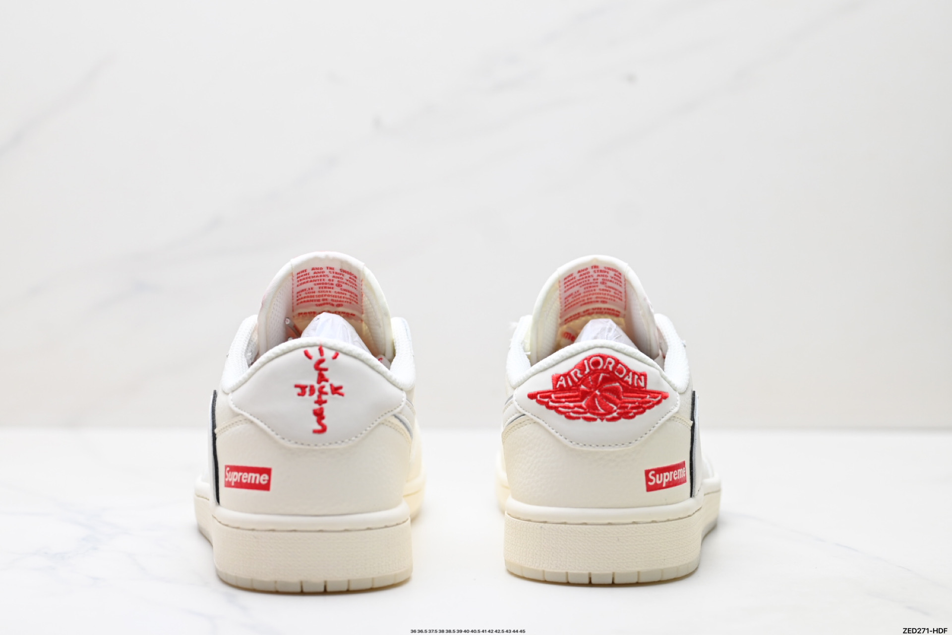 270 Nike Air Jordan 1 x Travis Scott AJ1倒勾 乔一倒钩 ‘DIY’定制 耐克 低帮文化篮球鞋 XX3168-188