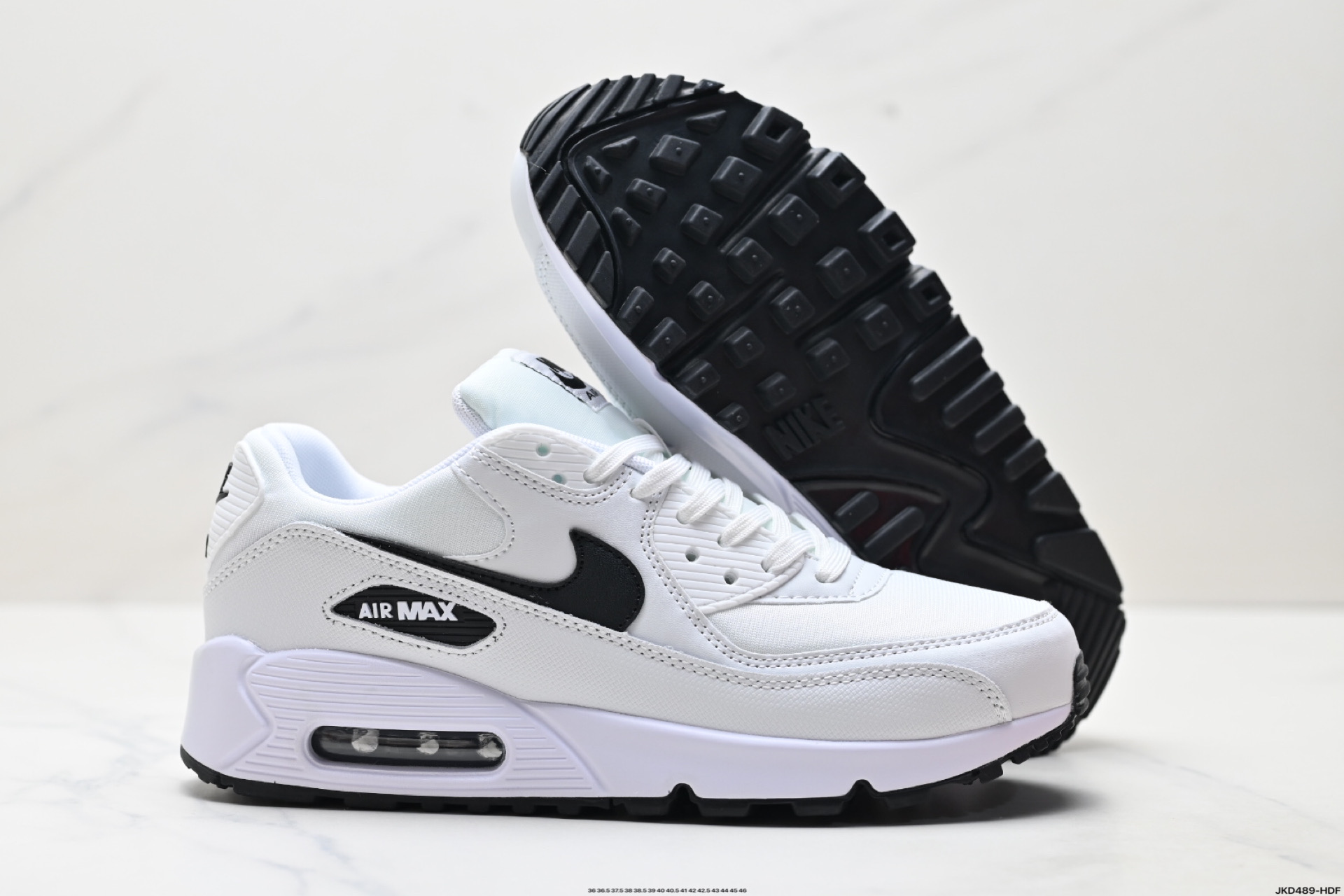 170 Nike Air Max 90 初代复古气垫百搭休闲运动慢跑鞋复古小气垫史上第一双可视气垫跑鞋 lB7680-100