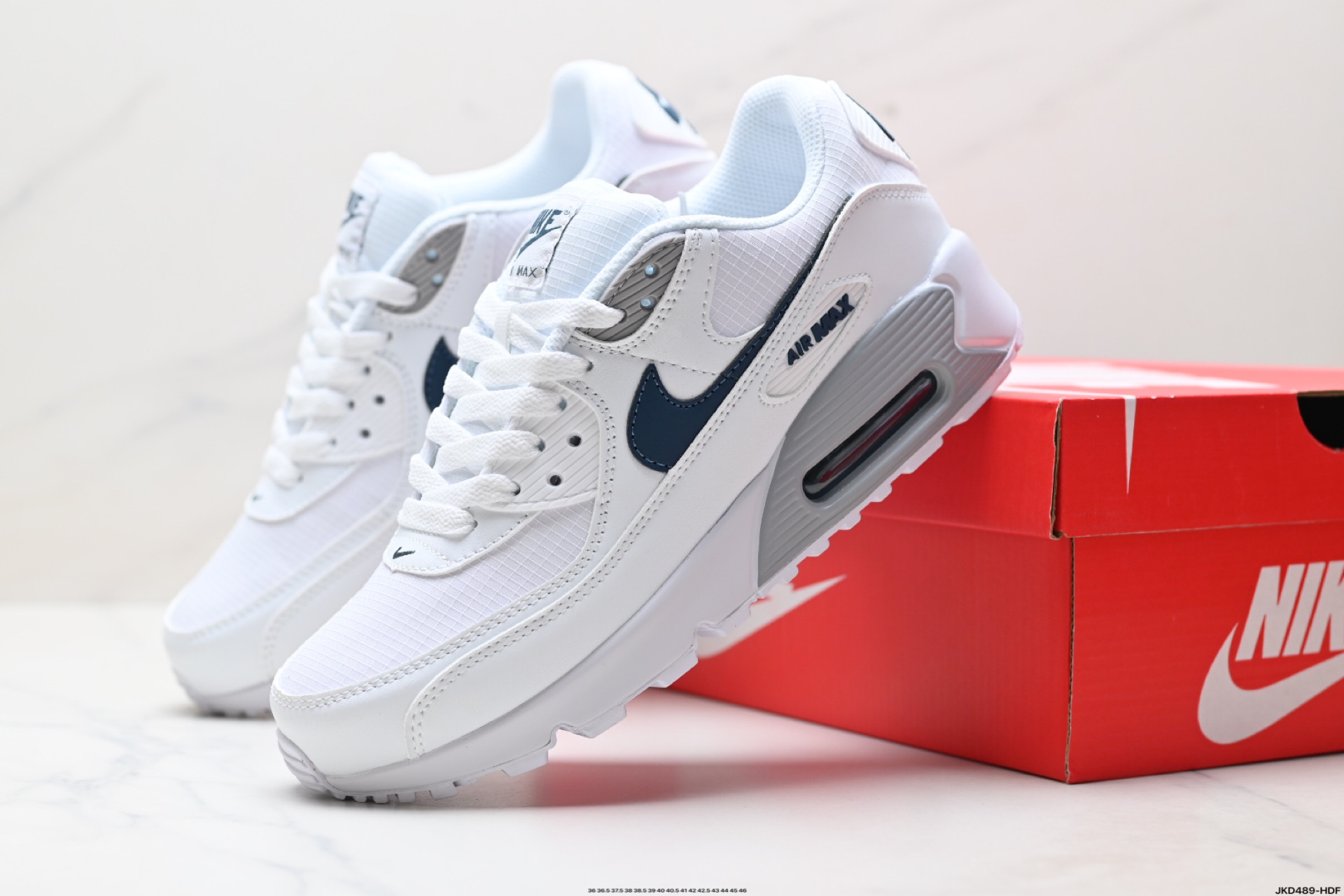 170 Nike Air Max 90 初代复古气垫百搭休闲运动慢跑鞋复古小气垫史上第一双可视气垫跑鞋 lB7680-100