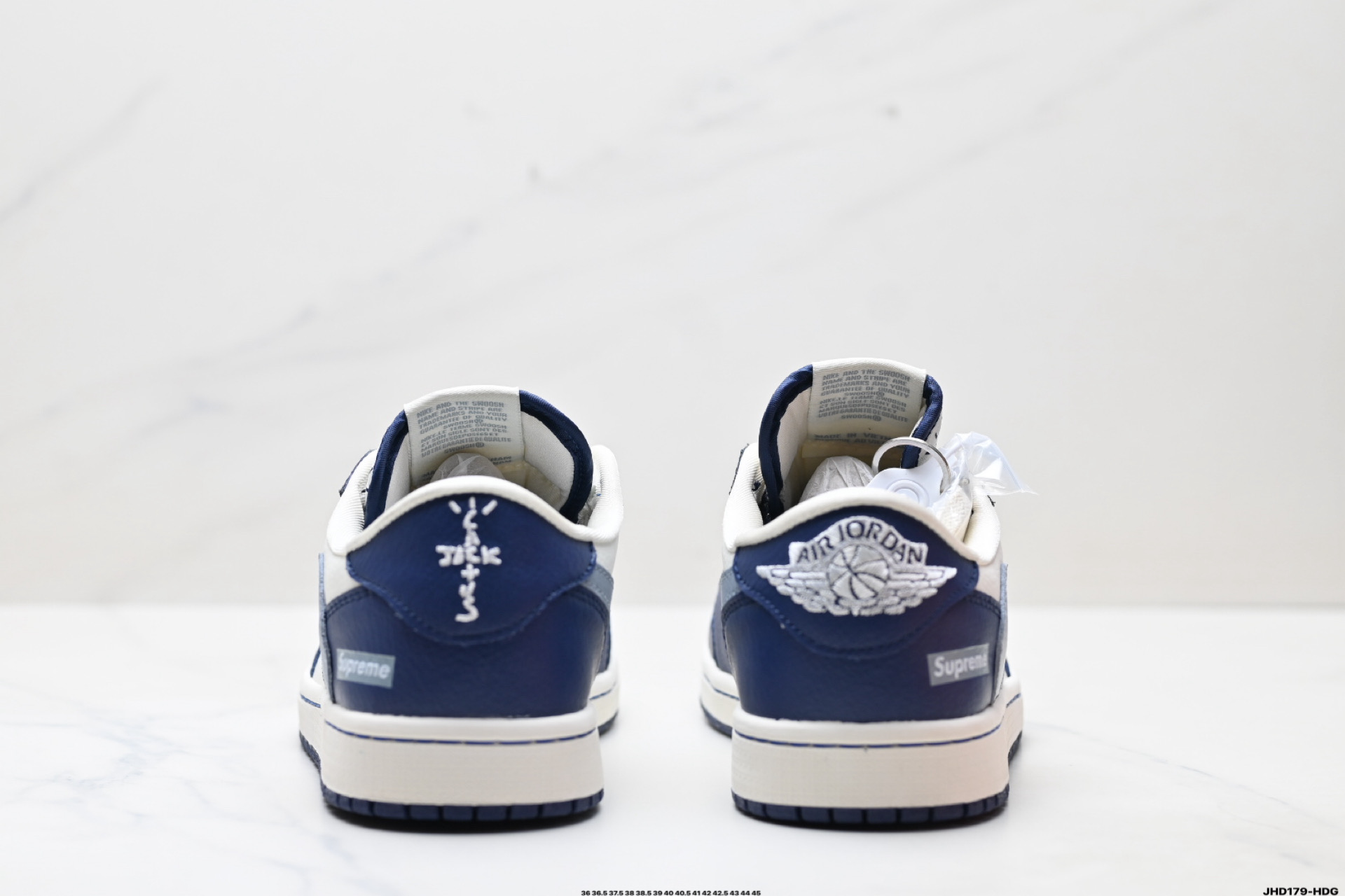 200 Nike Air Jordan 1 x Travis Scott AJ1倒勾 乔一倒钩 ‘DIY’定制 耐克 低帮文化篮球鞋 JW1188-132