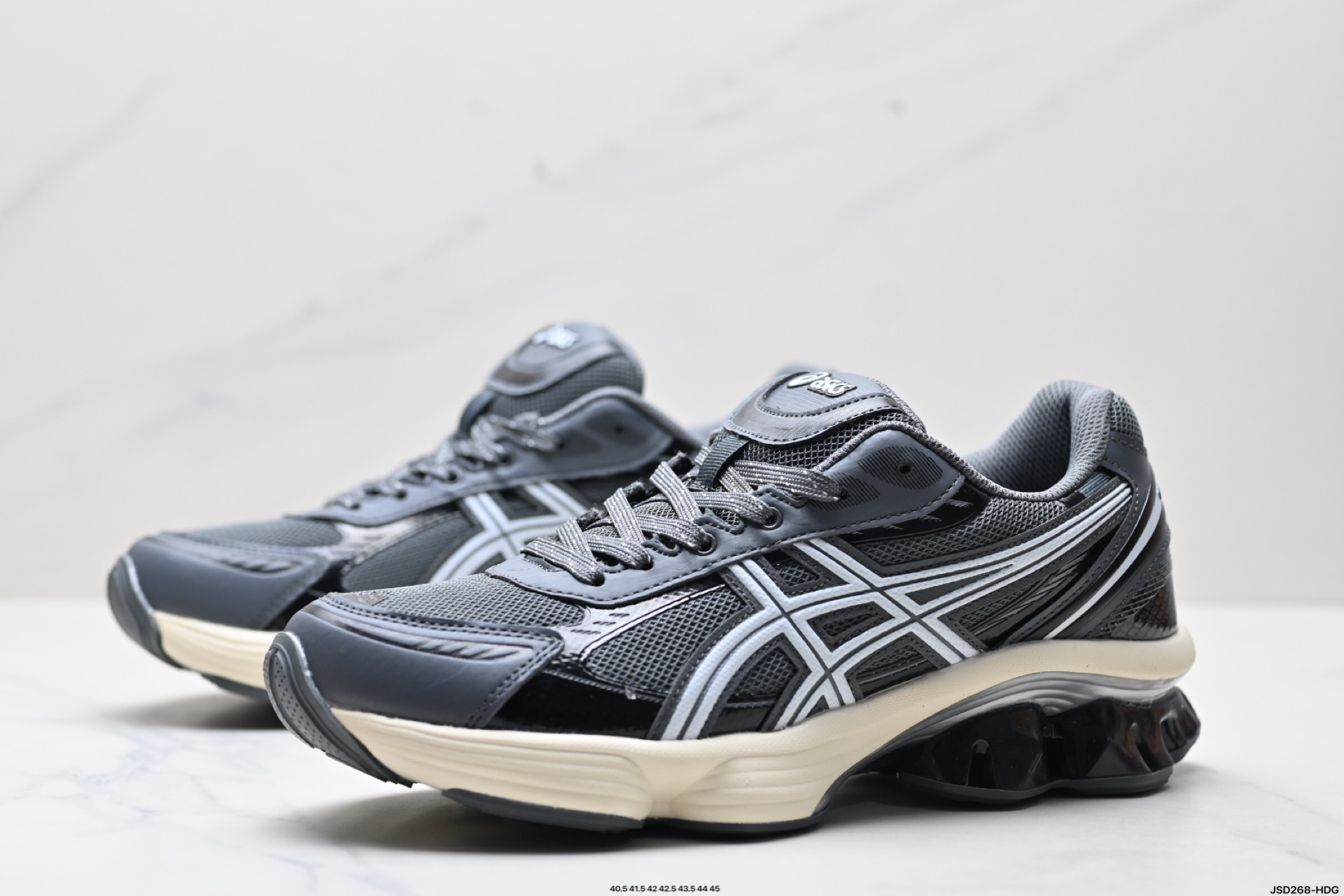 210 Asics Gel-Kinetic Fluent 亚瑟士 复古休闲运动鞋厚底增高老爹鞋 1203A591-021