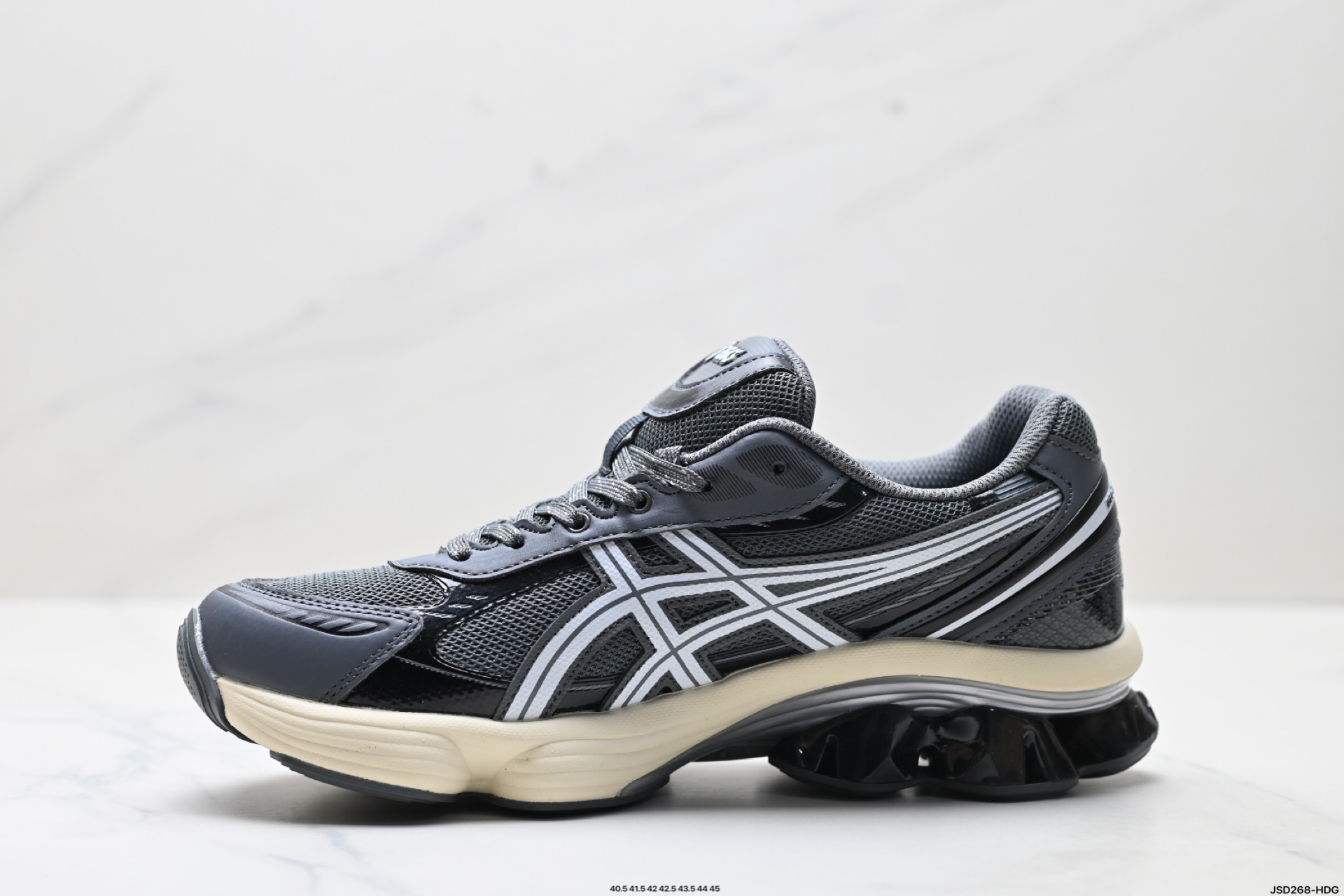 210 Asics Gel-Kinetic Fluent 亚瑟士 复古休闲运动鞋厚底增高老爹鞋 1203A591-021