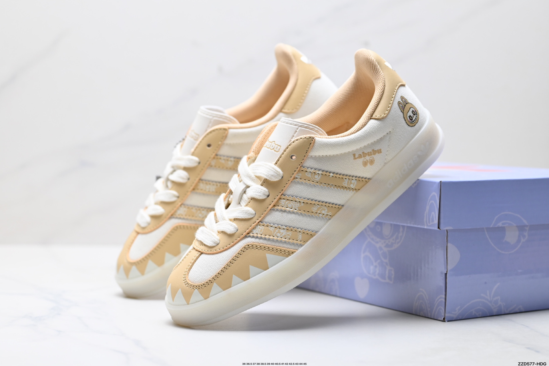 260 Adidas Originals Gazelle indoor ‘DIY‘定制 系列 阿迪达斯 三叶草绅士德训足球风百搭低帮休闲运动板鞋 DM1234-016