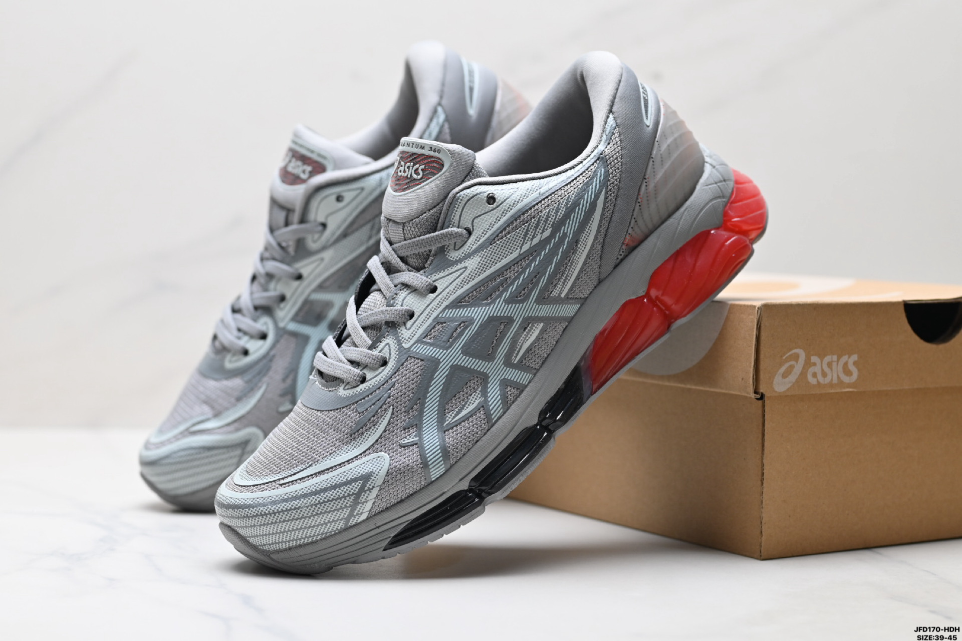 180 Asics GEL-Quantum 360 VIII 亚瑟士 量子系列硅胶回弹休闲运动跑步鞋 1203A507-020