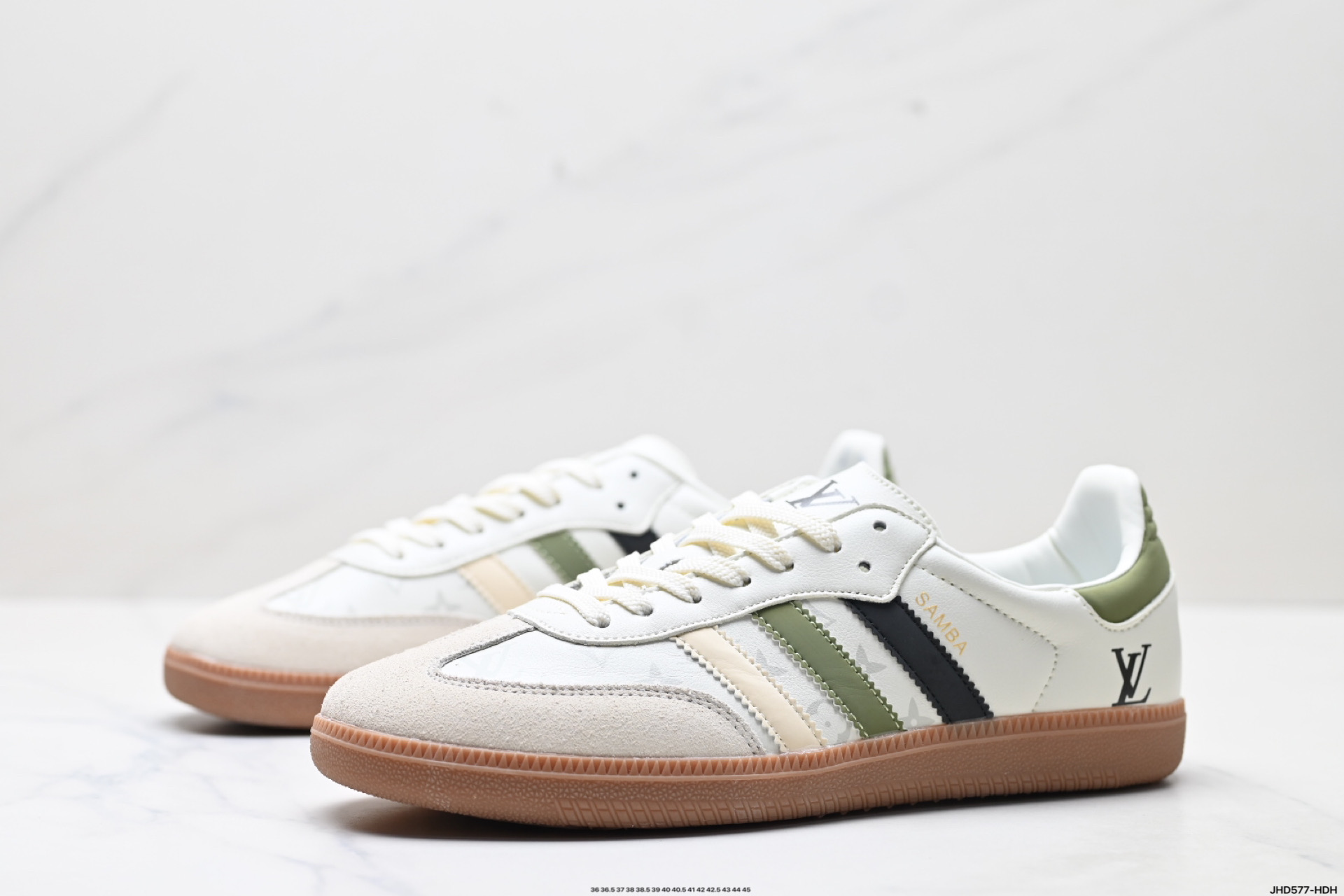 200 Adidas Originals Samba OG ‘DIY’桑巴舞系列 阿迪达斯 三叶草绅士德训足球风百搭低帮休闲运动板鞋 GJ75809