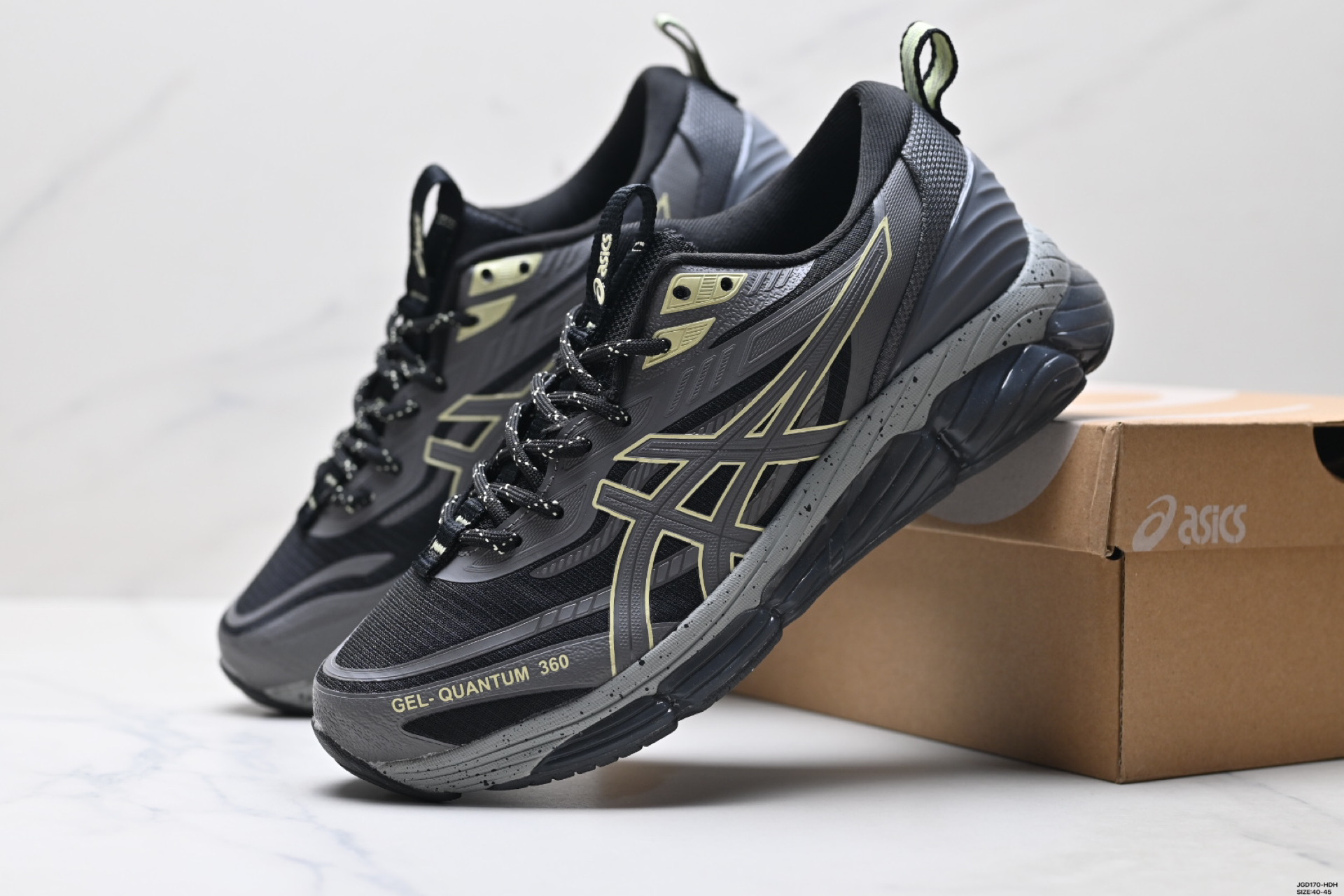 190 Asics GEL-Quantum 360 VIII 亚瑟士 量子系列硅胶回弹休闲运动跑步鞋 1203A471-001