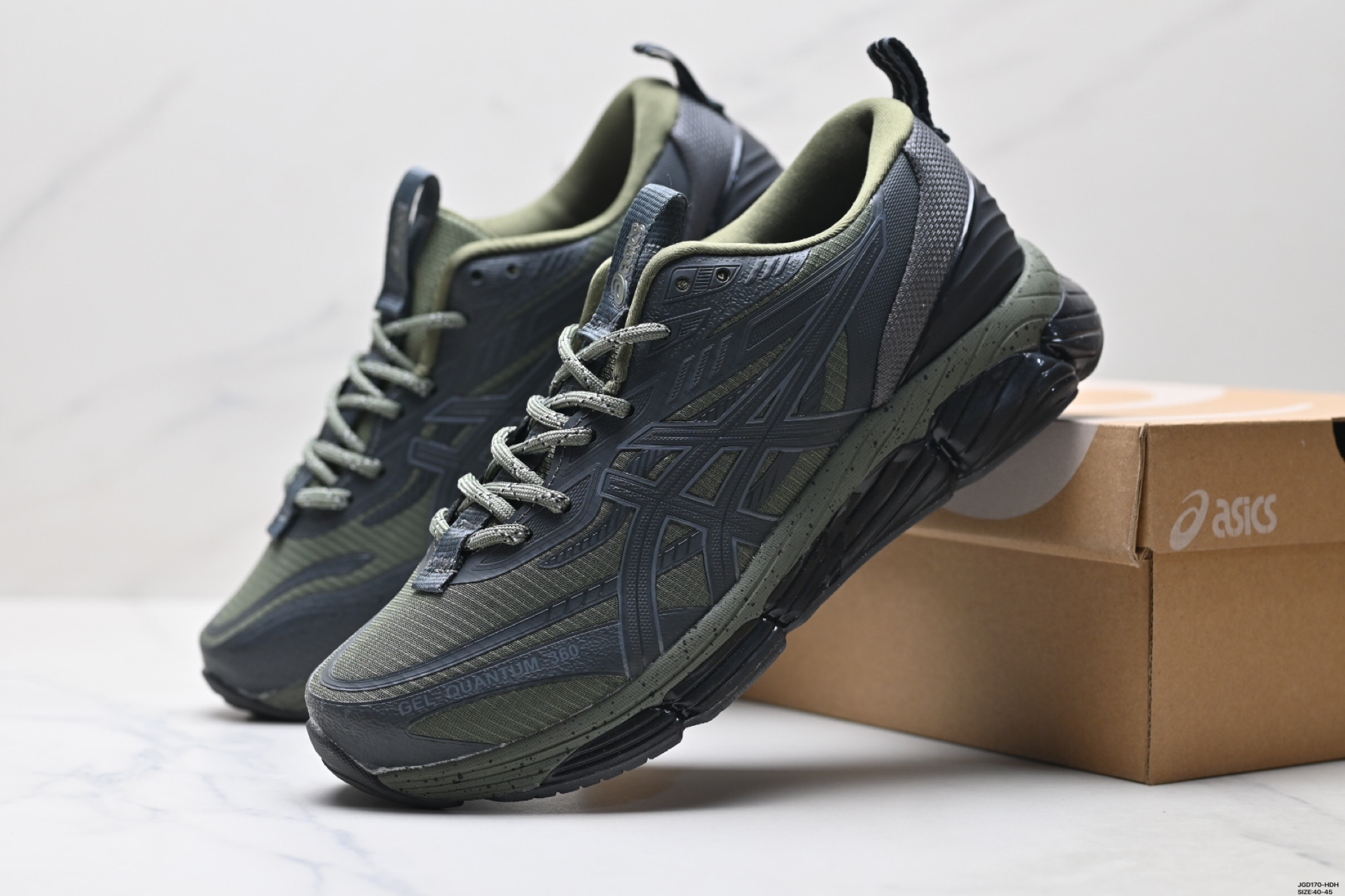 190 Asics GEL-Quantum 360 VIII 亚瑟士 量子系列硅胶回弹休闲运动跑步鞋 1203A471-001