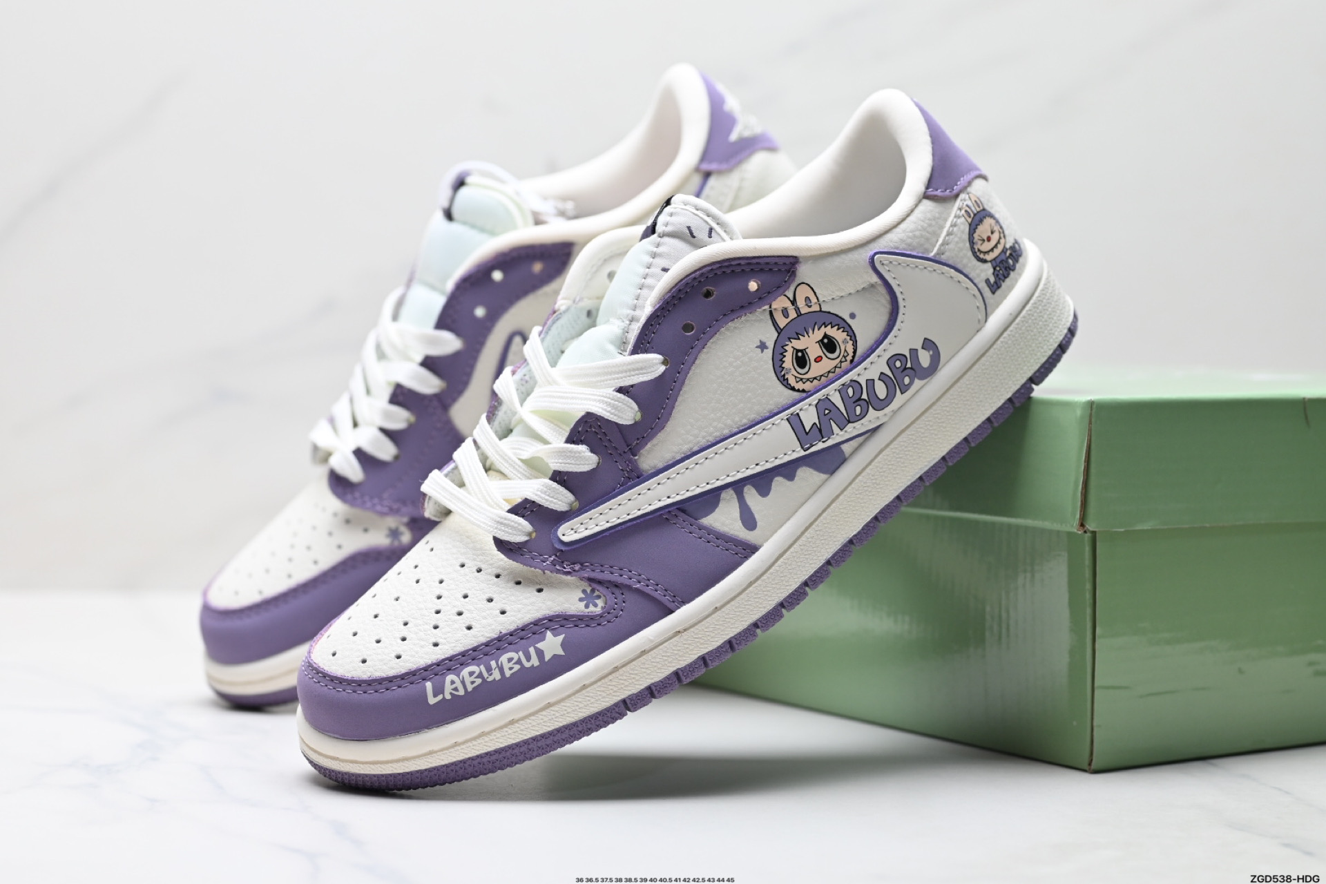 300 Nike Air Jordan 1 x Travis Scott AJ1倒勾 乔一倒钩 ‘DIY’定制 耐克 低帮文化篮球鞋 XB1979-010