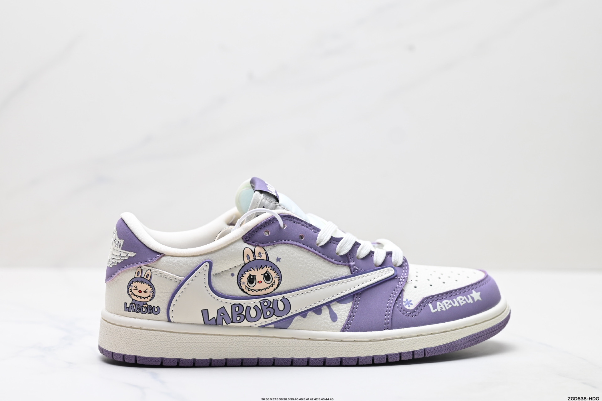 300 Nike Air Jordan 1 x Travis Scott AJ1倒勾 乔一倒钩 ‘DIY’定制 耐克 低帮文化篮球鞋 XB1979-010