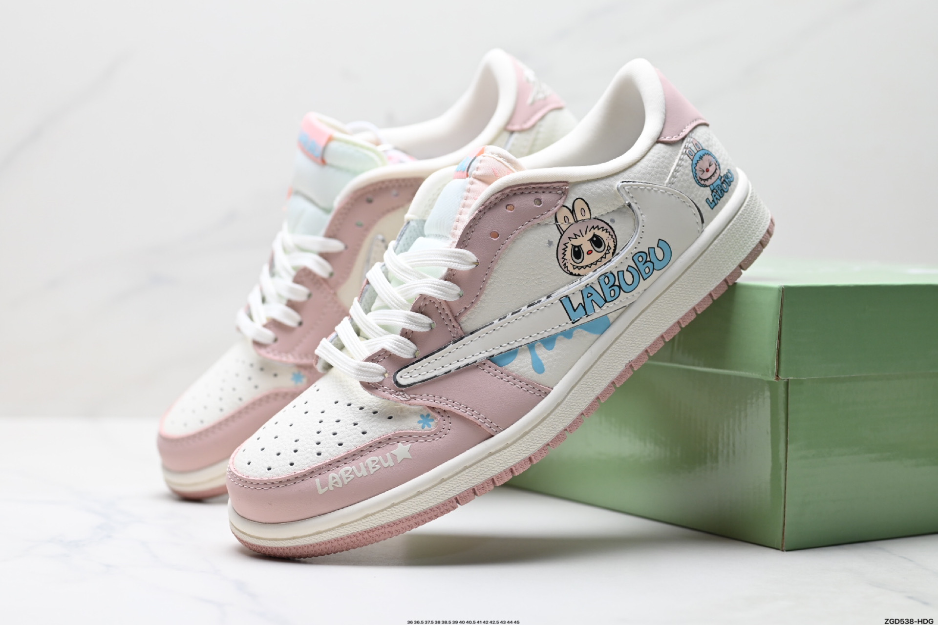 300 Nike Air Jordan 1 x Travis Scott AJ1倒勾 乔一倒钩 ‘DIY’定制 耐克 低帮文化篮球鞋 XB1979-010