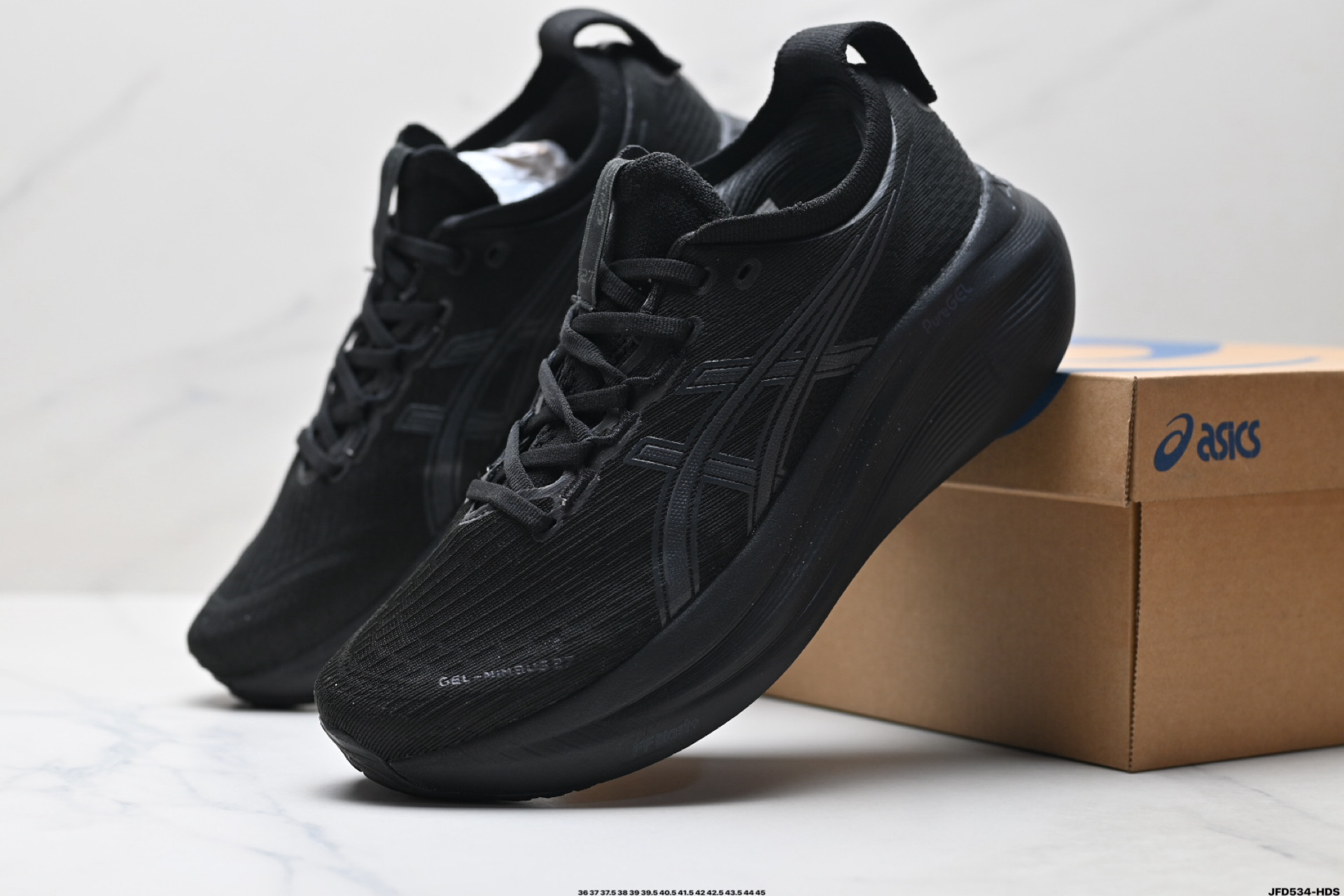 Asics Gel-Nimbus 27 舒适防滑耐磨低帮休闲跑步鞋 1011B956-001-莆田鞋,莆田鞋货源,高仿鞋,高仿鞋货源,安福档口,莆田高仿鞋,莆田鞋批发,高仿鞋批发,莆田高仿运动鞋,高仿运动鞋,莆田运动鞋 Asics Gel-Nimbus 27 舒适防滑耐磨低帮休闲跑步鞋 1011B956-001