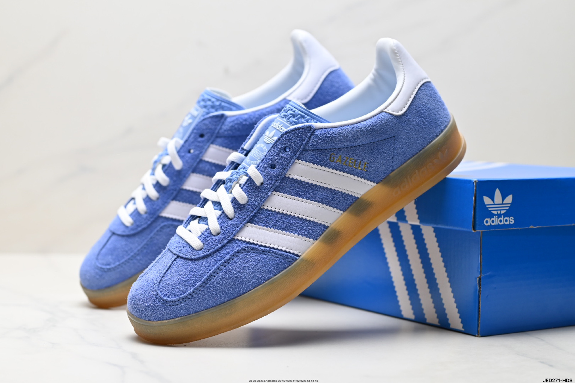 160 adidas Originals Bad Bunny Gazelle INdoor 三叶草休闲防滑耐磨低帮板鞋 HQ8717-Chinese UA Cheap High Quatity Brand Clothes Bags handbags Sneakers wholesale wholesaler seller from China Factory suppliers Fashion Clothing Shoes best Quality Beautiful Price 160 adidas Originals Bad Bunny Gazelle INdoor 三叶草休闲防滑耐磨低帮板鞋 HQ8717