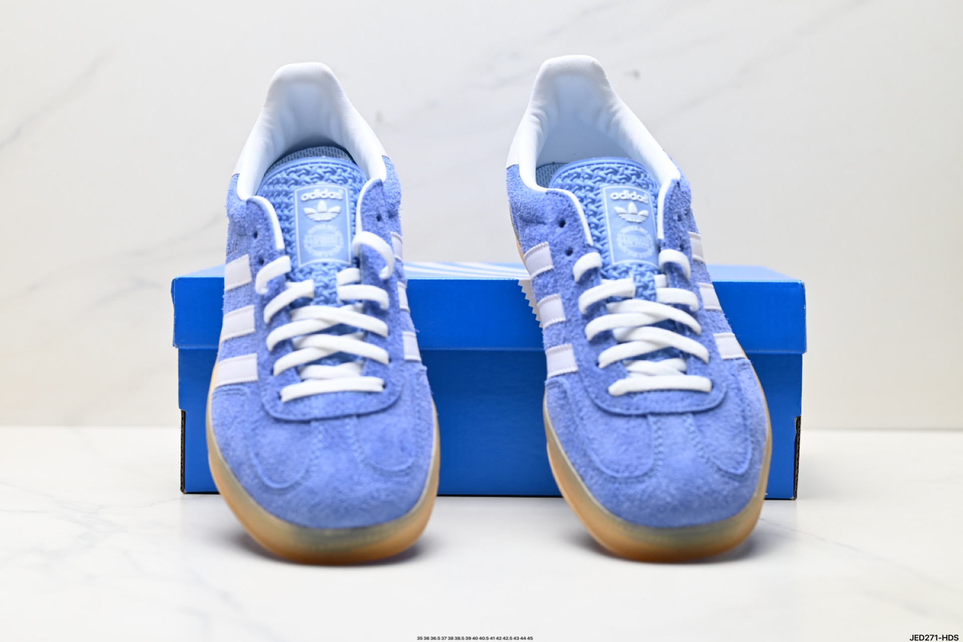 160 adidas Originals Bad Bunny Gazelle INdoor 三叶草休闲防滑耐磨低帮板鞋 HQ8717-Chinese UA Cheap High Quatity Brand Clothes Bags handbags Sneakers wholesale wholesaler seller from China Factory suppliers Fashion Clothing Shoes best Quality Beautiful Price 160 adidas Originals Bad Bunny Gazelle INdoor 三叶草休闲防滑耐磨低帮板鞋 HQ8717