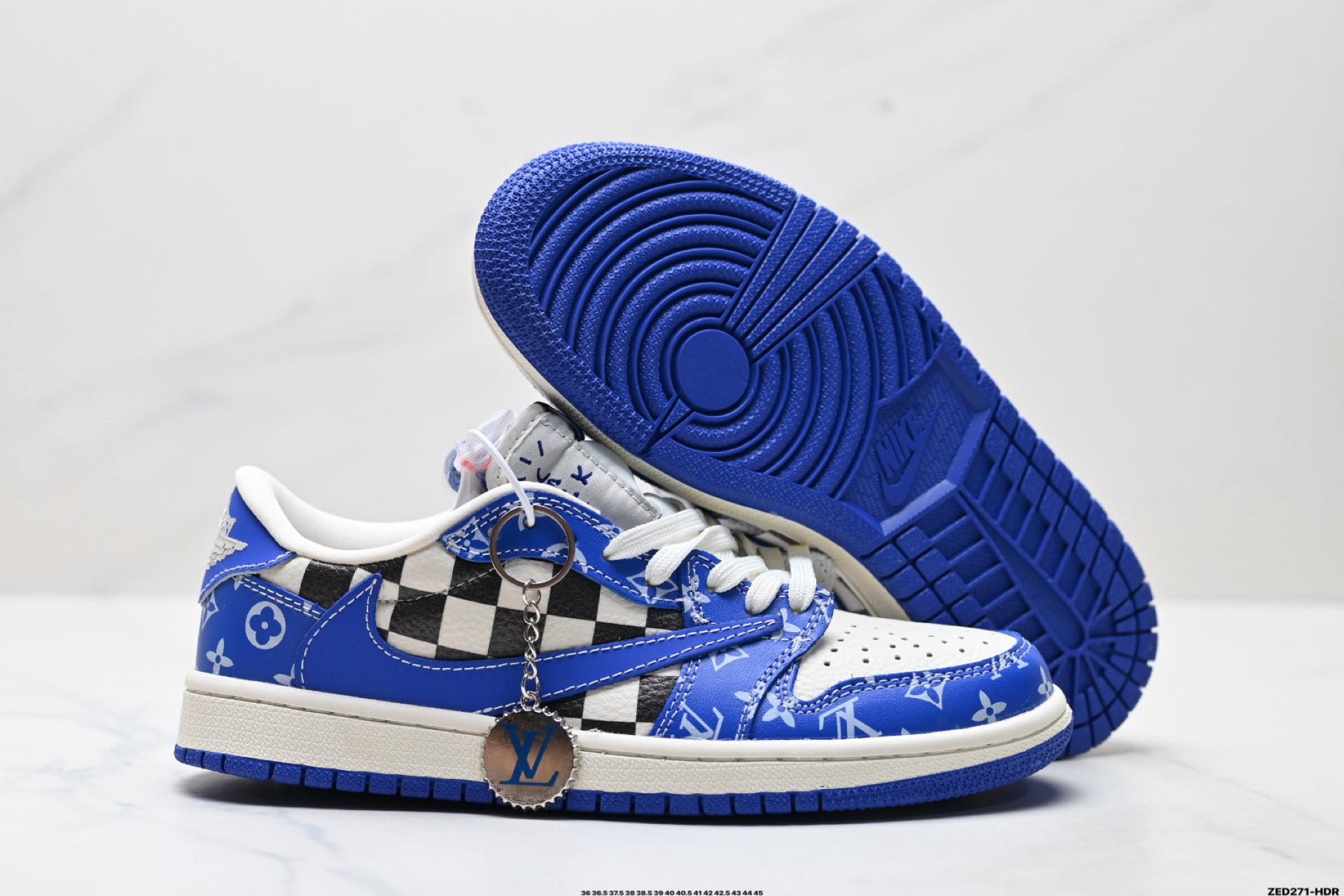 270 Nike Air Jordan 1 x Travis Scott AJ1倒勾 乔一倒钩 ‘DIY’定制 耐克 低帮文化篮球鞋 XQ1979-003-Chinese UA Cheap High Quatity Brand Clothes Bags handbags Sneakers wholesale wholesaler seller from China Factory suppliers Fashion Clothing Shoes best Quality Beautiful Price 270 Nike Air Jordan 1 x Travis Scott AJ1倒勾 乔一倒钩 ‘DIY’定制 耐克 低帮文化篮球鞋 XQ1979-003