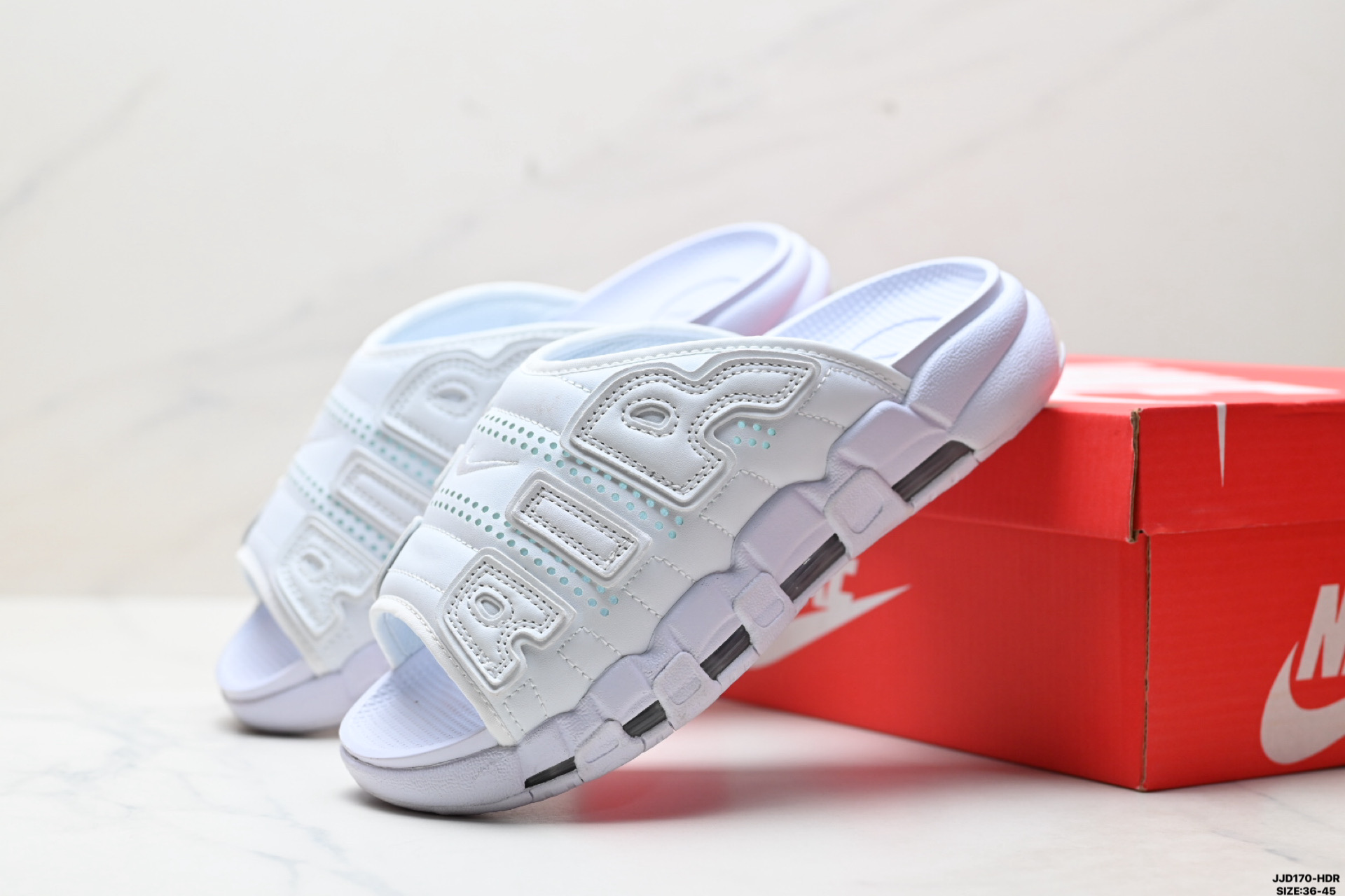 140 NIKE AIR MORE UPTEMPO SLIDE耐克 皮蓬拖鞋 FN3437-161-Chinese UA Cheap High Quatity Brand Clothes Bags handbags Sneakers wholesale wholesaler seller from China Factory suppliers Fashion Clothing Shoes best Quality Beautiful Price 140 NIKE AIR MORE UPTEMPO SLIDE耐克 皮蓬拖鞋 FN3437-161