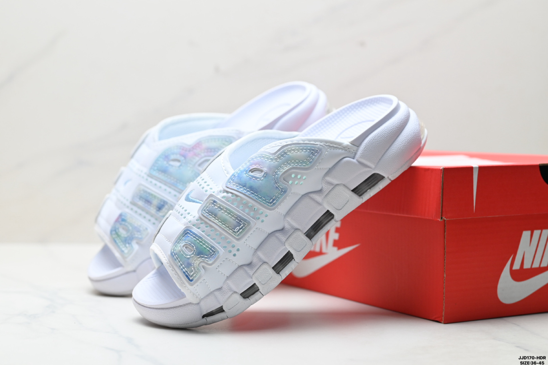 140 NIKE AIR MORE UPTEMPO SLIDE耐克 皮蓬拖鞋 FN3437-161-Chinese UA Cheap High Quatity Brand Clothes Bags handbags Sneakers wholesale wholesaler seller from China Factory suppliers Fashion Clothing Shoes best Quality Beautiful Price 140 NIKE AIR MORE UPTEMPO SLIDE耐克 皮蓬拖鞋 FN3437-161