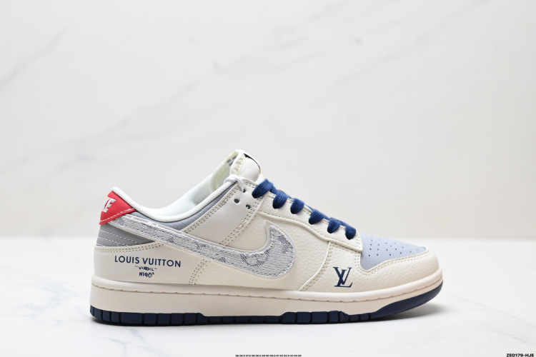 Nike Dunk Low Retro 'DIY' Louis Vuitton Custom Low-Top Shoes 1 Nike Dunk Low Retro ‘DIY’ Louis Vuitton Custom Low-Top Shoes