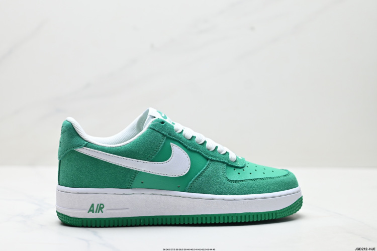 Nike Air Force 1 '07 Green Suede Low-Top Sneakers - Classic Comfort & Style 1 Nike Air Force 1 ’07 Green Suede Low-Top Sneakers – Classic Comfort & Style