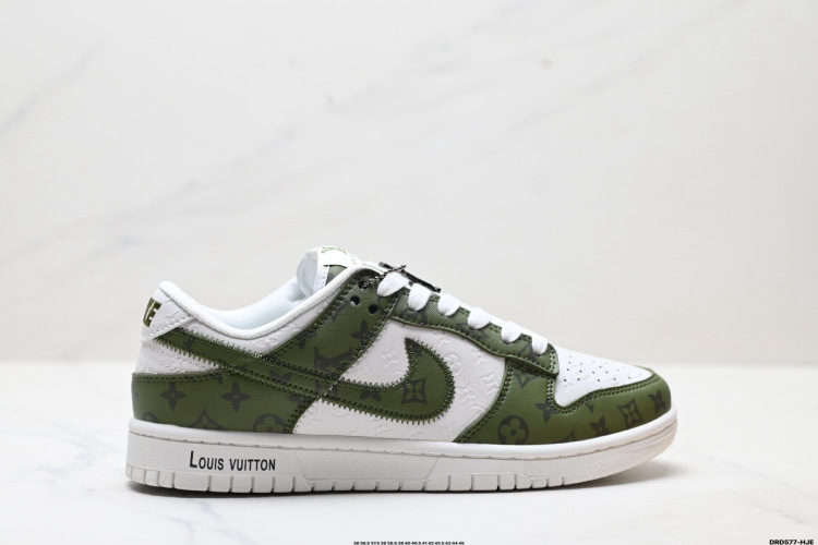 Nike Dunk Low Retro Custom Louis Vuitton, Low-Top Lace-Up Casual Sneaker 1 Nike Dunk Low Retro Custom Louis Vuitton, Low-Top Lace-Up Casual Sneaker