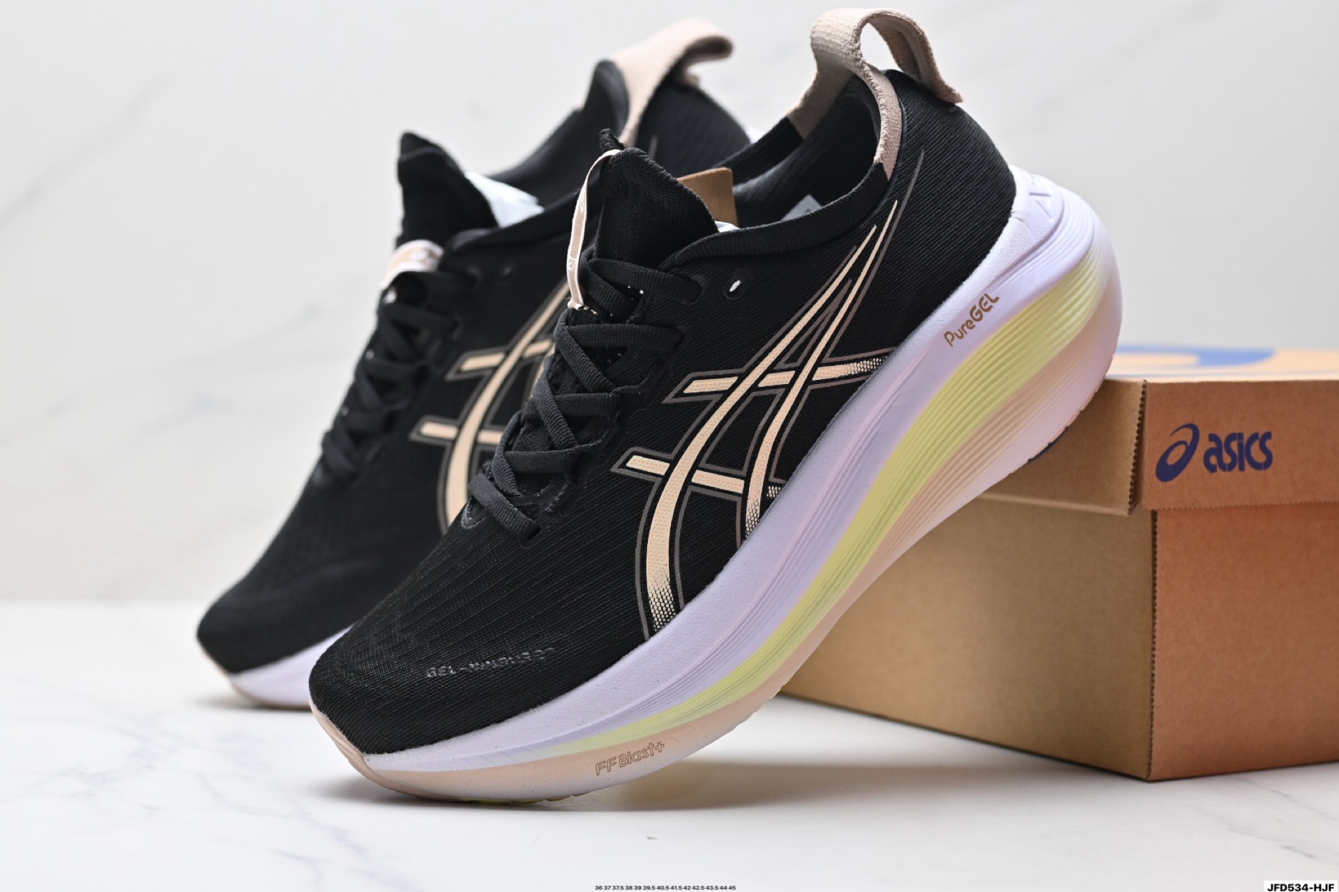 Asics Gel-Nimbus 27 舒适防滑耐磨低帮休闲跑步鞋 1011B956-001-莆田鞋,莆田鞋货源,高仿鞋,高仿鞋货源,安福档口,莆田高仿鞋,莆田鞋批发,高仿鞋批发,莆田高仿运动鞋,高仿运动鞋,莆田运动鞋 Asics Gel-Nimbus 27 舒适防滑耐磨低帮休闲跑步鞋 1011B956-001