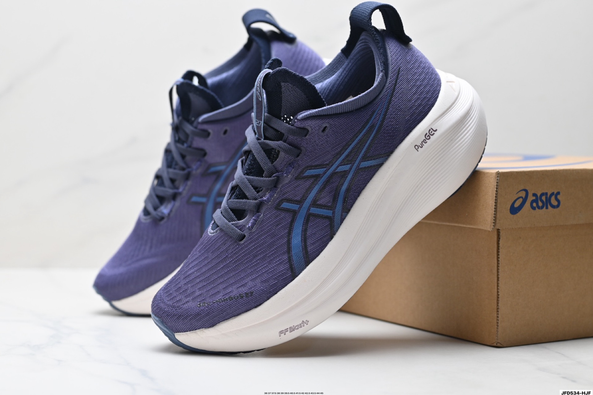 Asics Gel-Nimbus 27 舒适防滑耐磨低帮休闲跑步鞋 1011B956-001-莆田鞋,莆田鞋货源,高仿鞋,高仿鞋货源,安福档口,莆田高仿鞋,莆田鞋批发,高仿鞋批发,莆田高仿运动鞋,高仿运动鞋,莆田运动鞋 Asics Gel-Nimbus 27 舒适防滑耐磨低帮休闲跑步鞋 1011B956-001