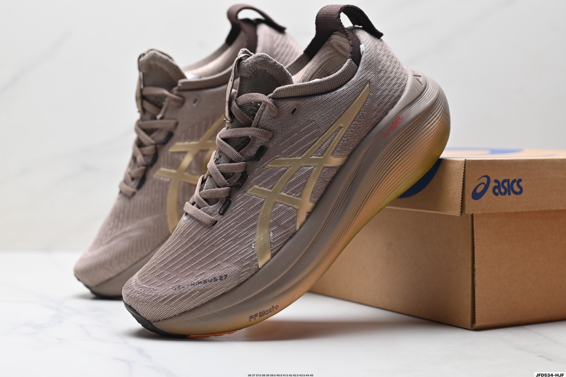 Asics Gel-Nimbus 27 舒适防滑耐磨低帮休闲跑步鞋 1011B956-001-莆田鞋,莆田鞋货源,高仿鞋,高仿鞋货源,安福档口,莆田高仿鞋,莆田鞋批发,高仿鞋批发,莆田高仿运动鞋,高仿运动鞋,莆田运动鞋 Asics Gel-Nimbus 27 舒适防滑耐磨低帮休闲跑步鞋 1011B956-001